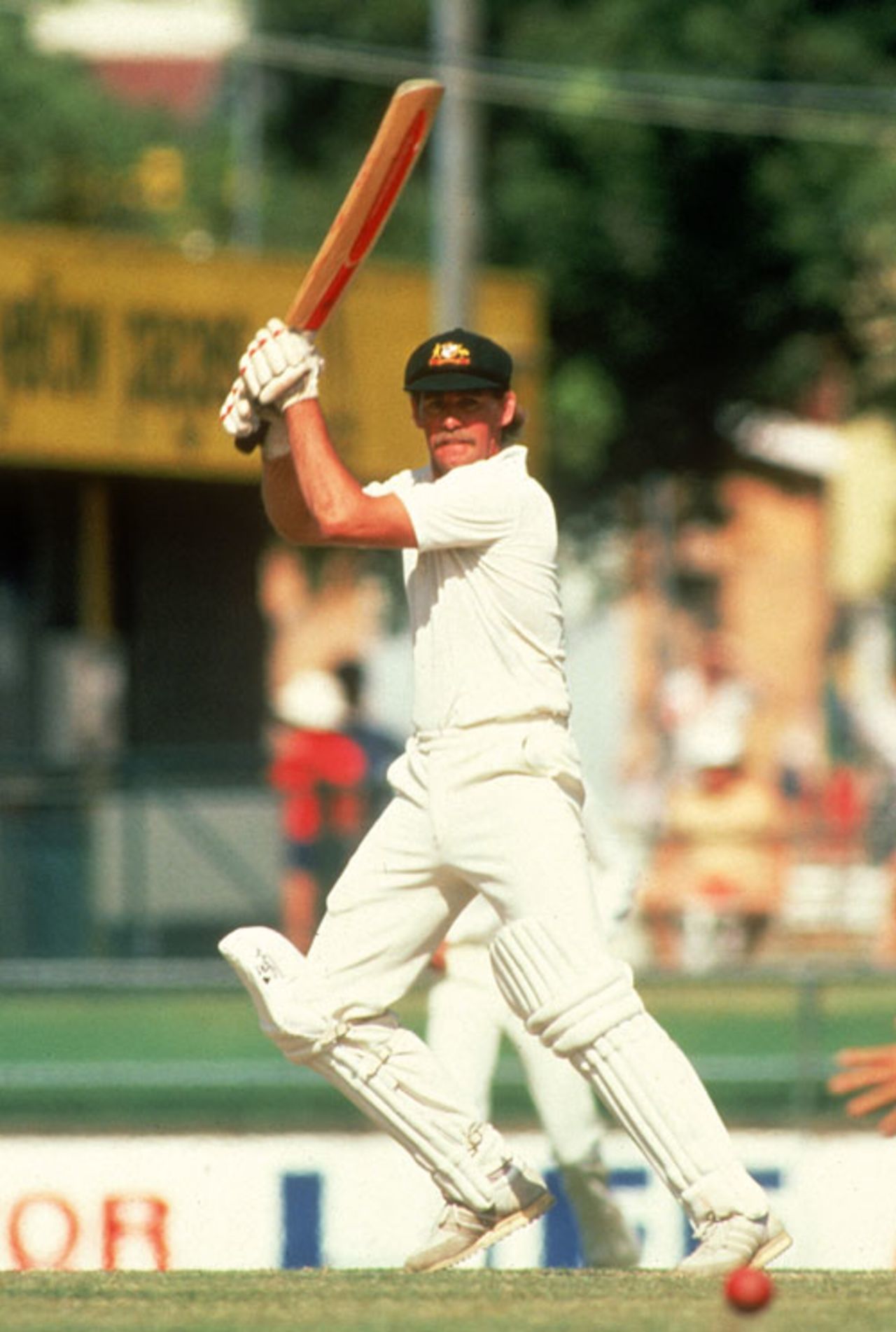 David Hookes in action, Australia v England, 2nd Test, Brisbane, 1 December, 1982