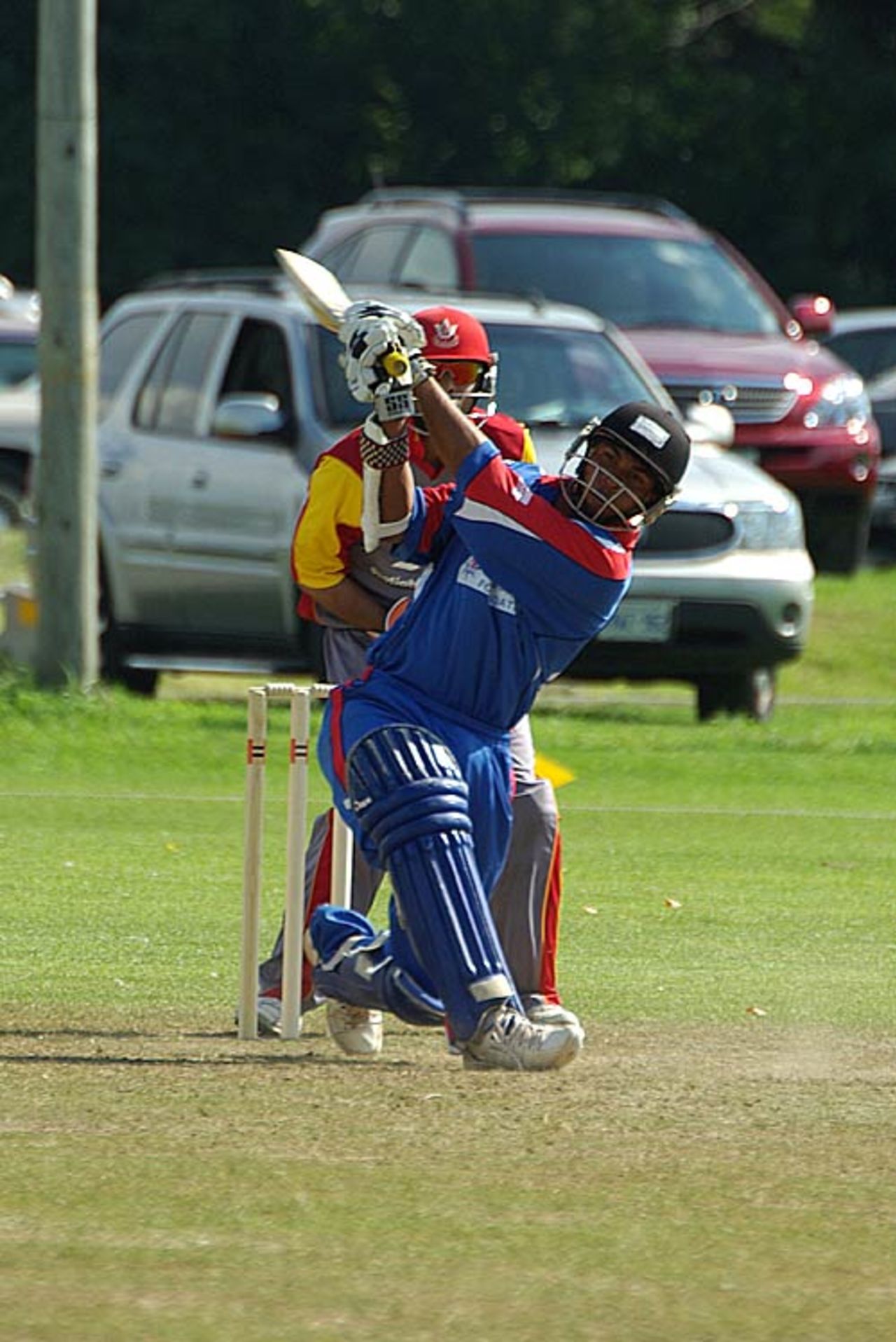 Chris Douglas top scored for Bermuda with 69, Canada v Bermuda, Tri-series, King City, August 18, 2008