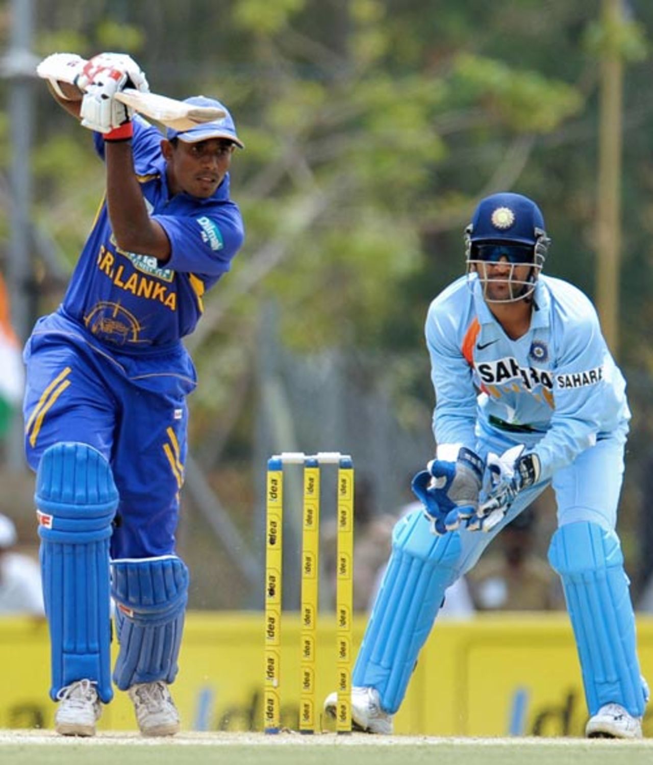 Thilan Thushara was Sri Lanka's unlikely top scorer with 44, Sri Lanka v India, 2nd ODI, Dambulla, August 20, 2008