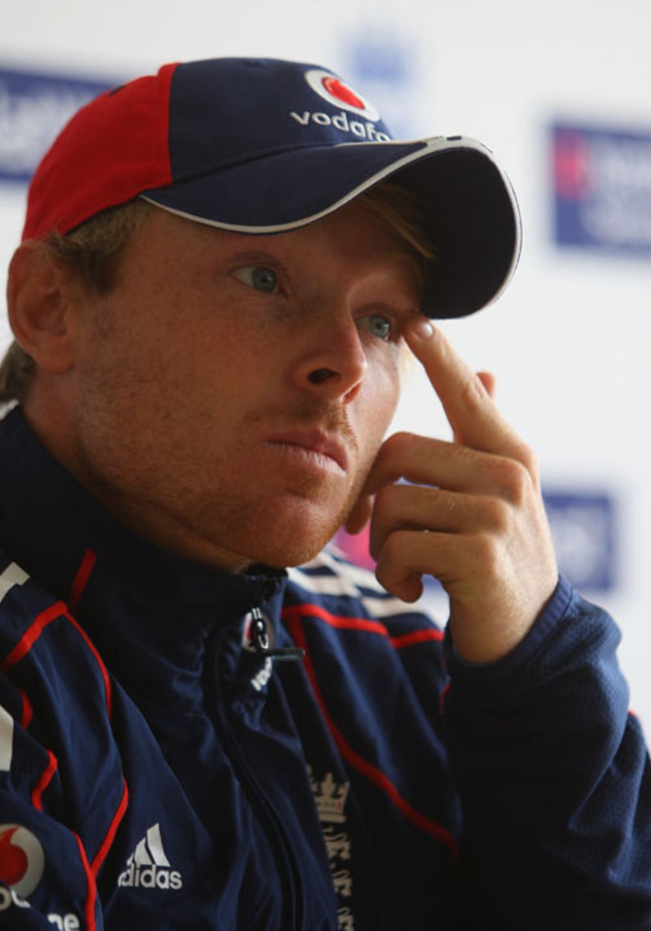 Ian Bell faces the press as England aim for a 5-0 whitewash over South Africa, England v South Africa, 5th ODI, Cardiff, September 2, 2008