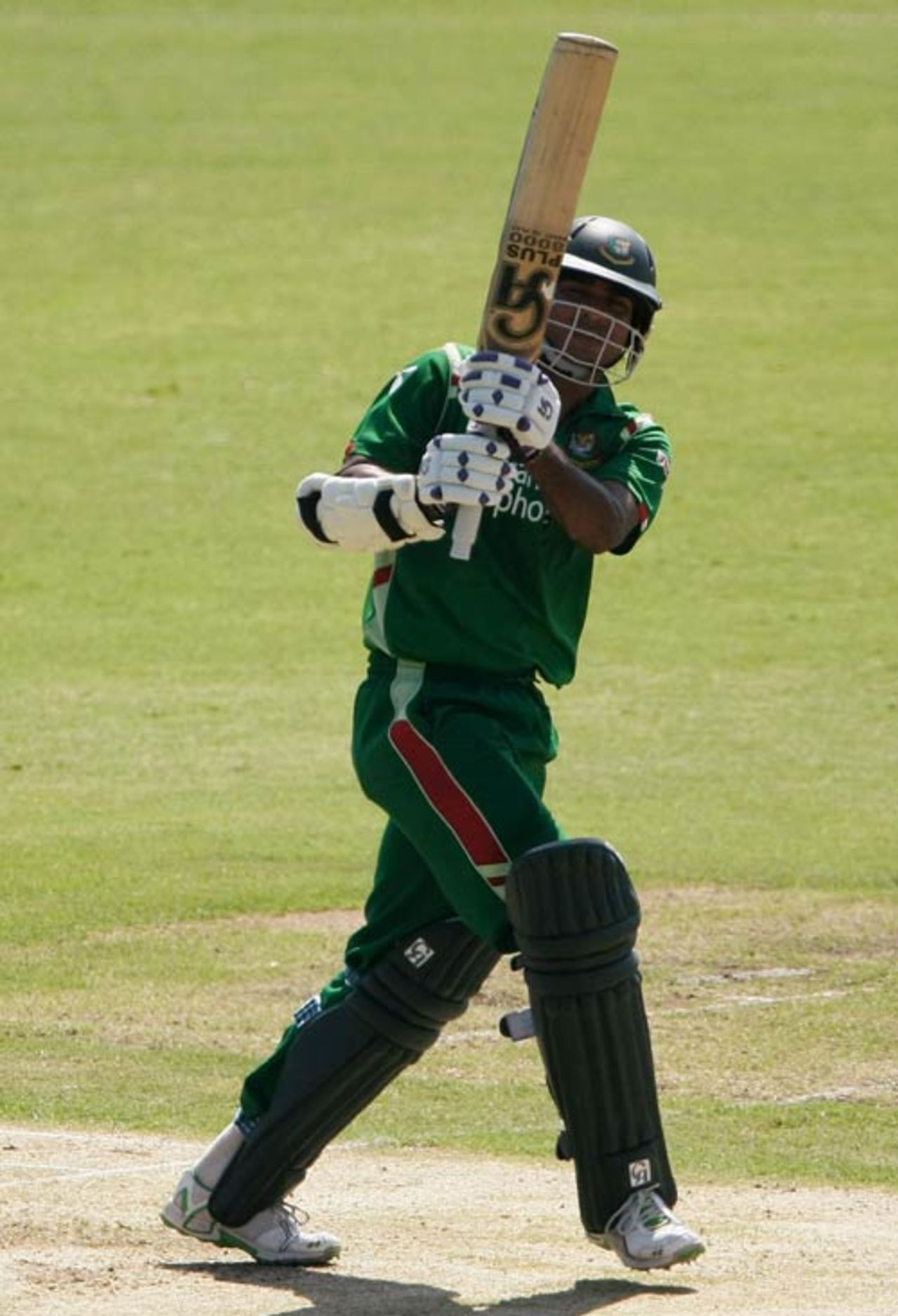 Junaid Siddique clips one through the leg side, Australia v Bangladesh, 2nd ODI, Darwin, September 3, 2008