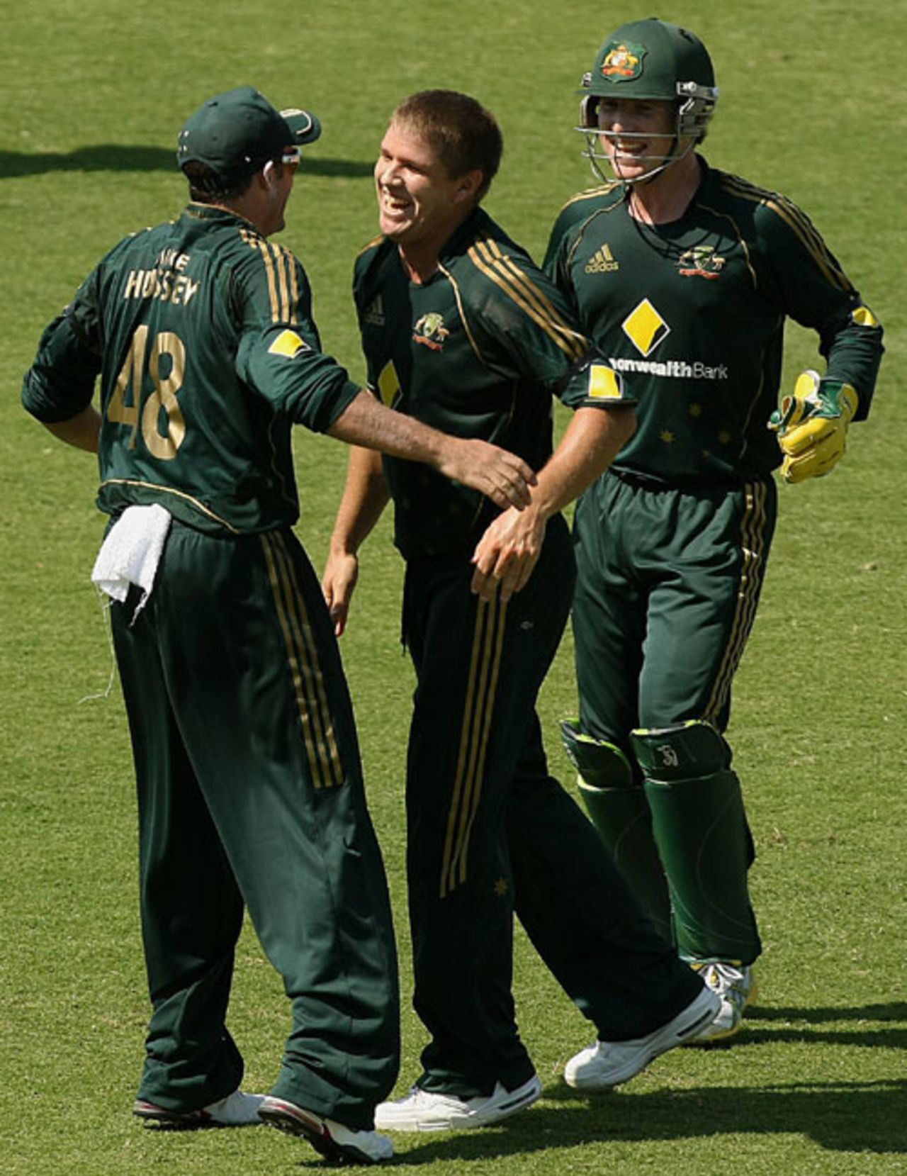 James Hopes picked up three wickets at a crucial time for Australia, Australia v Bangladesh, 3rd ODI, Darwin, September 6, 2008
