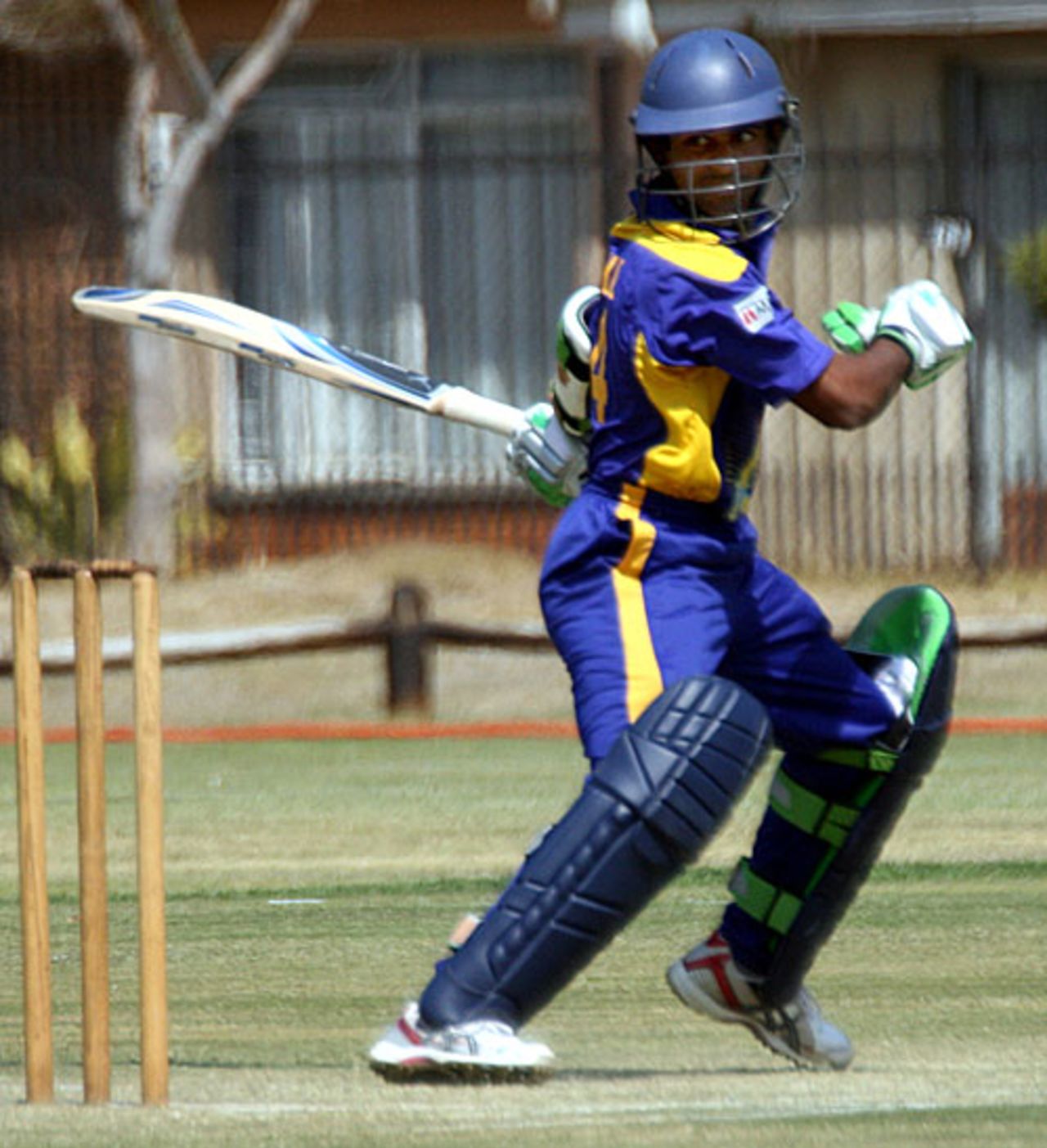 Kaushal Silva loses control of his bat, University Sports South Africa XI v Sri Lanka A, tour match, Pretoria, September 17, 2008