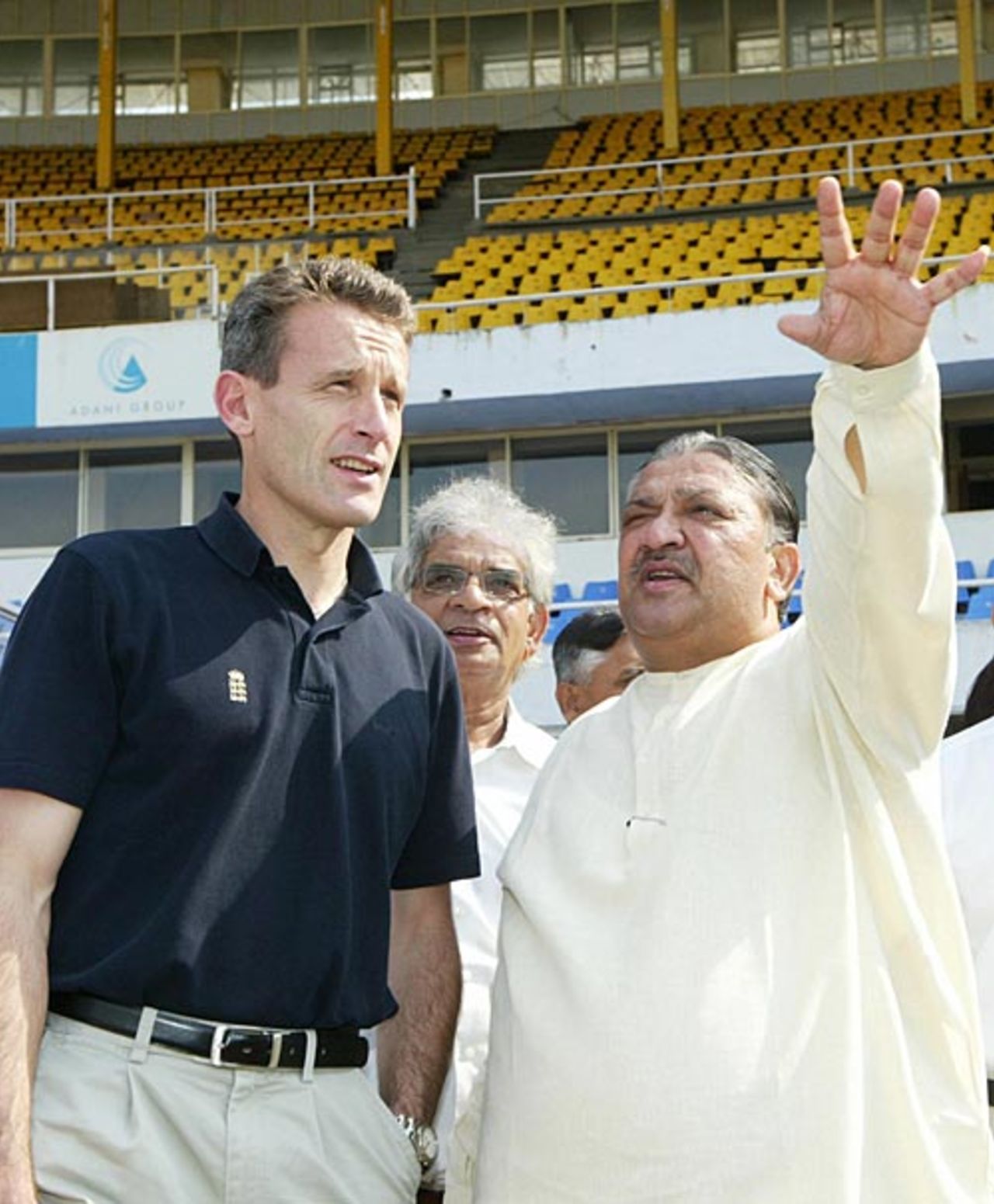 John Carr, the England board's director of cricket operations, visits the Sardar Patel Stadium in Ahmedabad, where England will play a Test in December, Ahmedabad, September 24, 2007