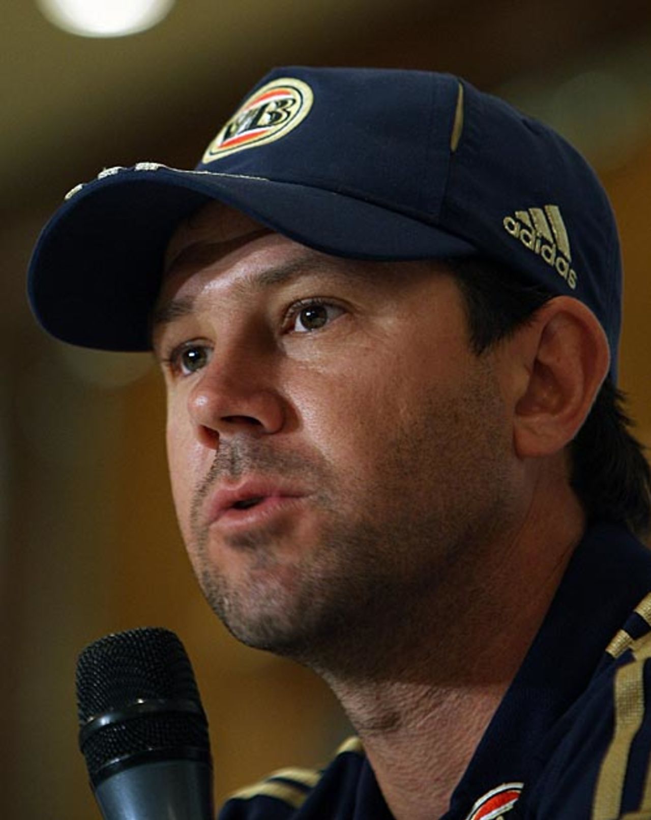 Ricky Ponting at a media briefing, Hyderabad, September 30, 2008
