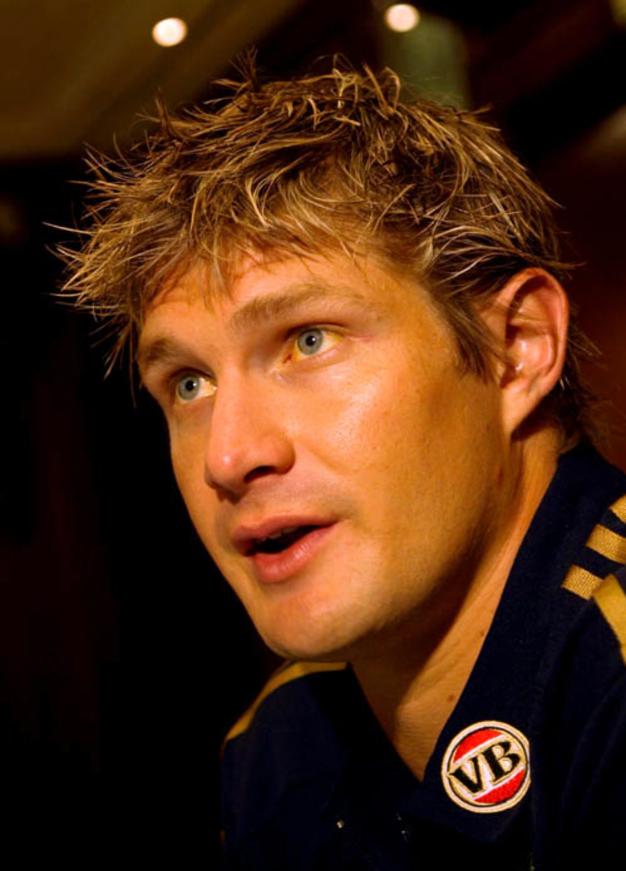 Shane Watson in the spotlight, Hyderabad, September 30, 2008