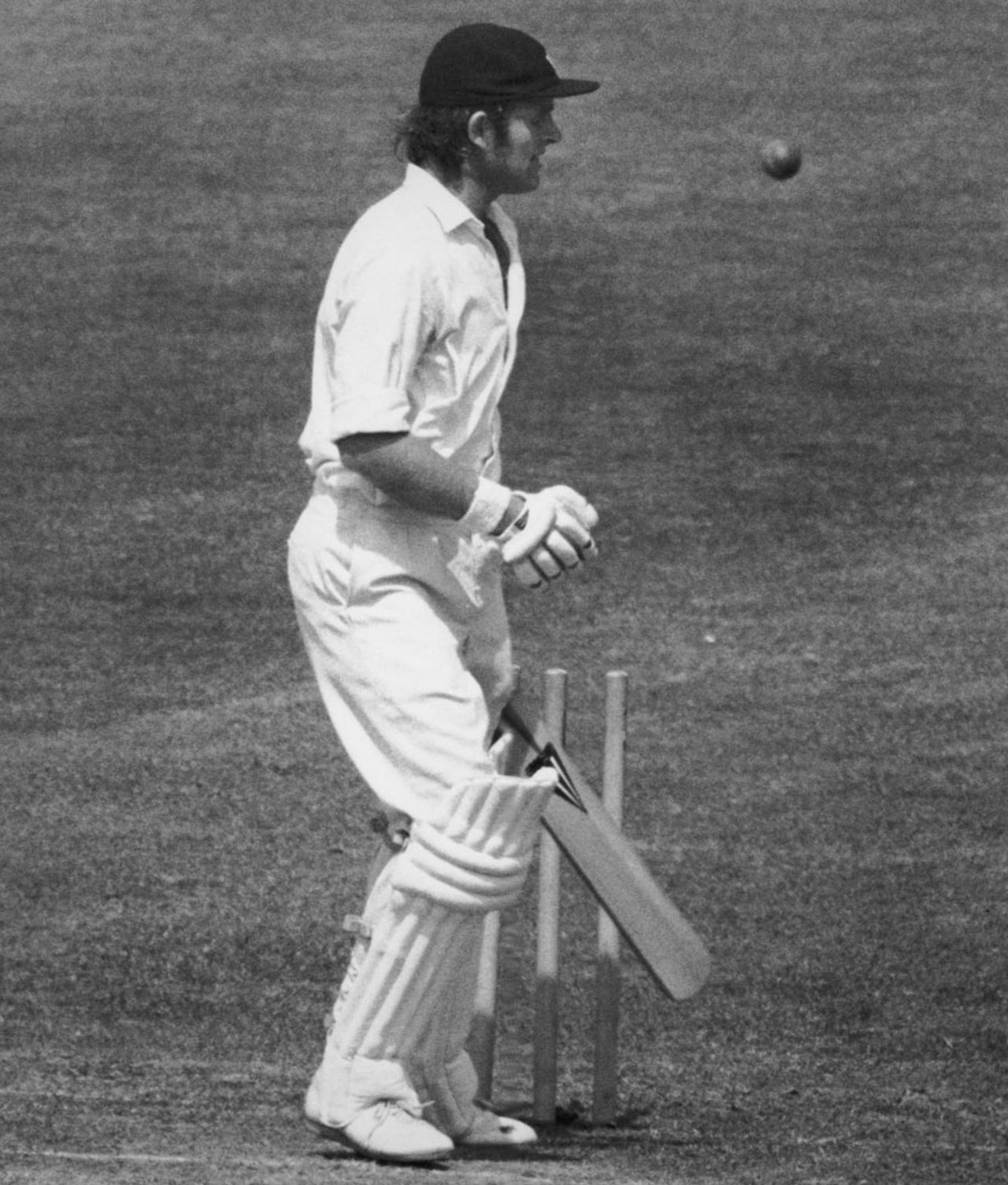 Dennis Amiss is bowled by Madan Lal for 137, England v India, World Cup, June 7, 1975