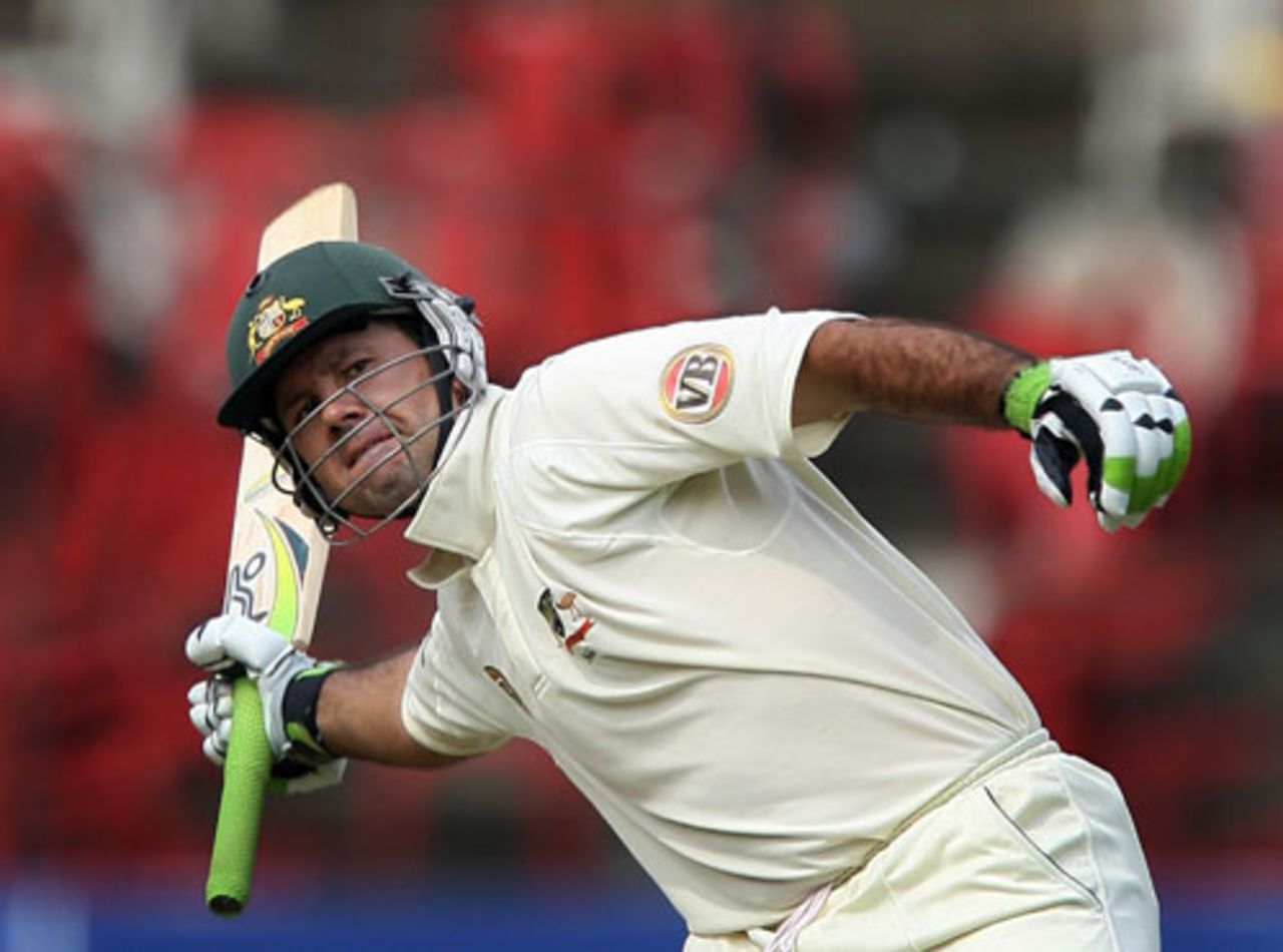 Ricky Ponting answered his critics with a superb century, India v Australia, 1st Test, Bangalore, 1st day, October 9, 2008