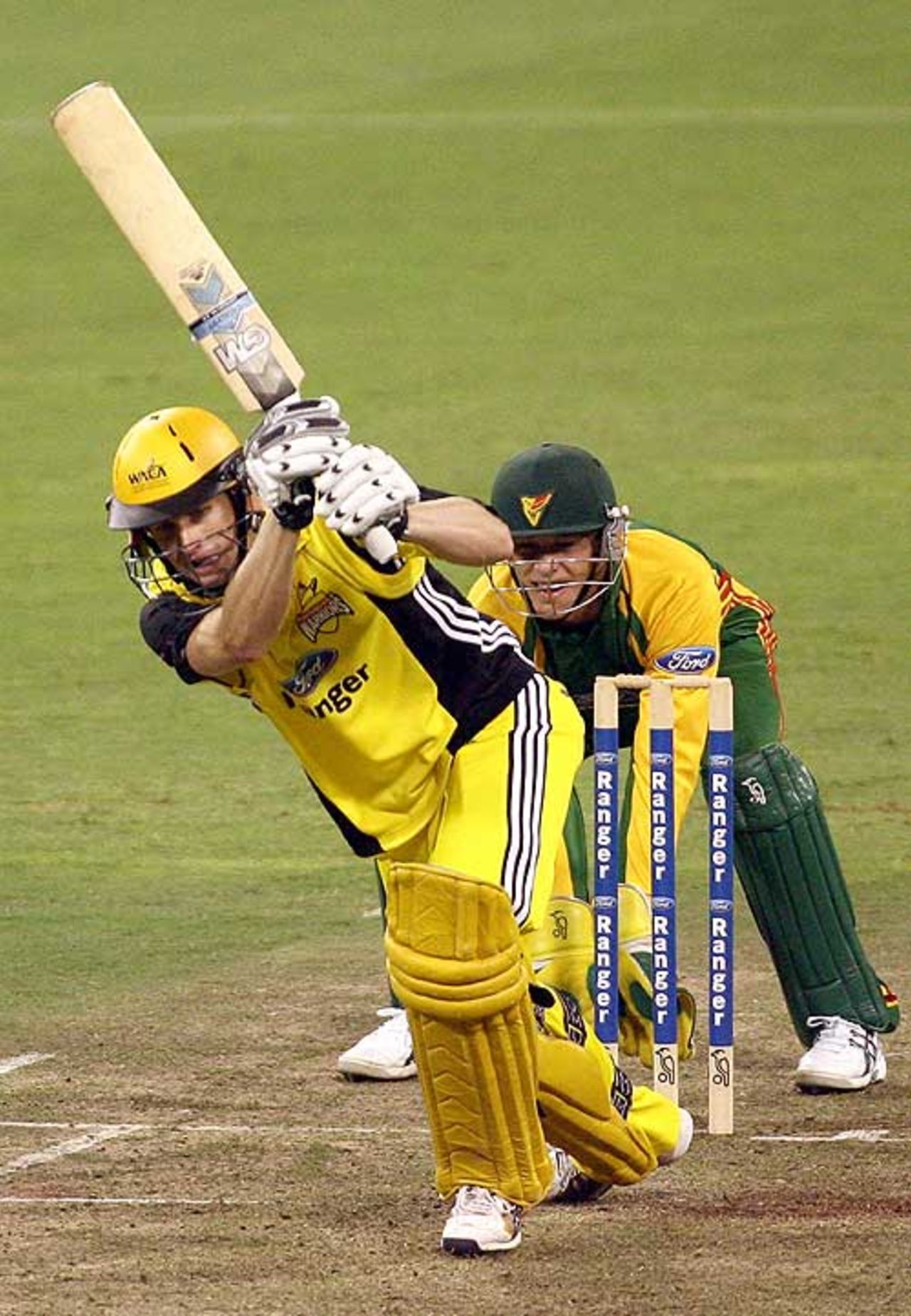 Adam Voges forged a match-winning stand with Theo Doropoulos, Western Australia v Tasmania, Ford Ranger Cup, Perth, October 24, 2008