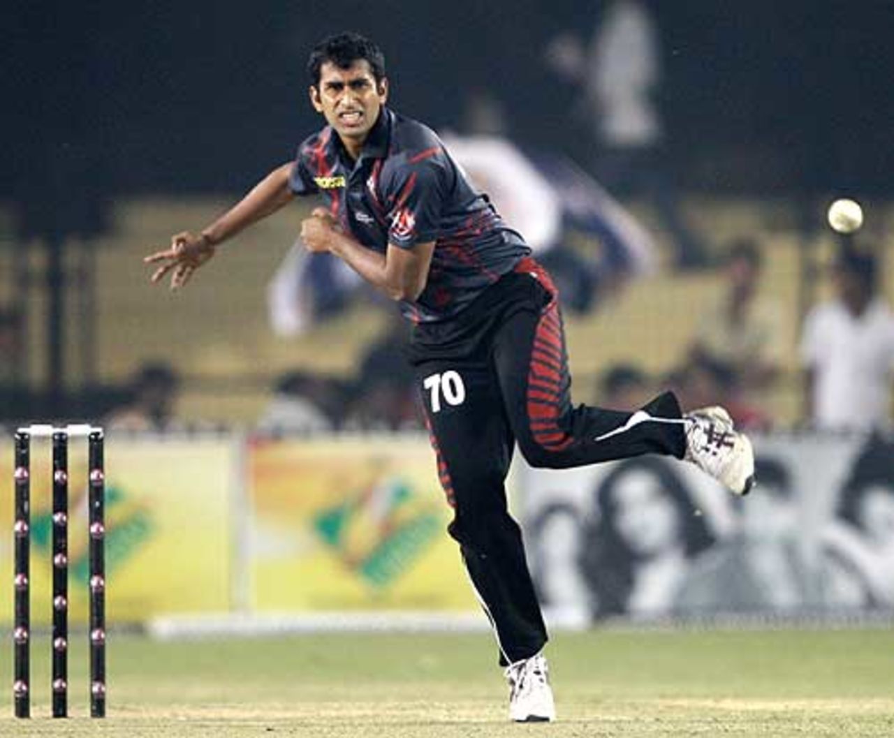 Mosharraf Hossain collected 2 for 20 against the Mumbai Champs, Dhaka Warriors v Mumbai Champs, ICL, 21st match, Gurgaon, October 27, 2008