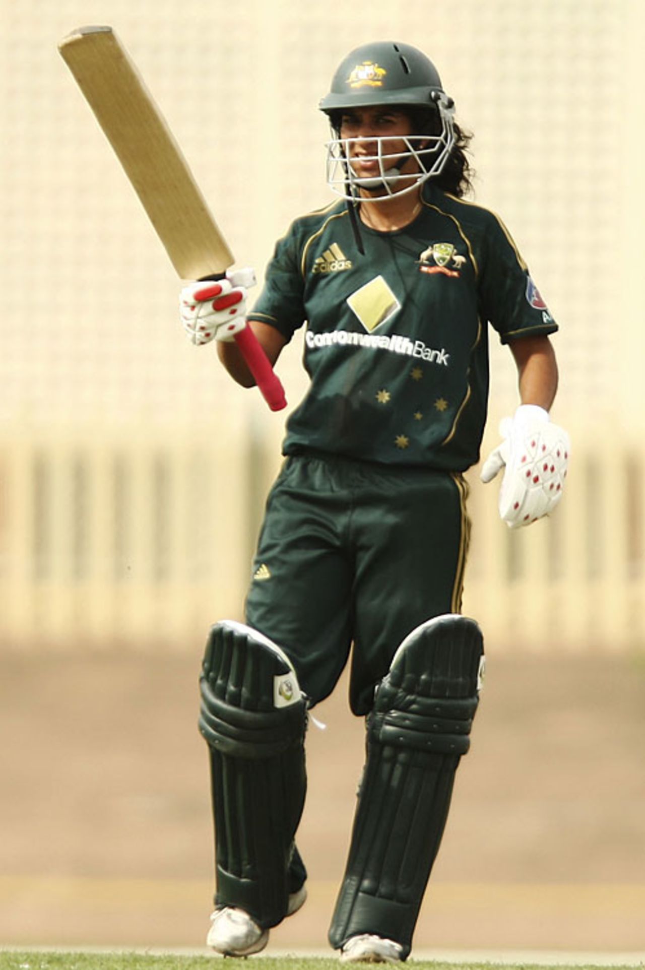 Lisa Sthalekar scored an unbeaten 73 off 69 balls, Australia v India, 1st Women's ODI, Sydney, 31 October, 2008