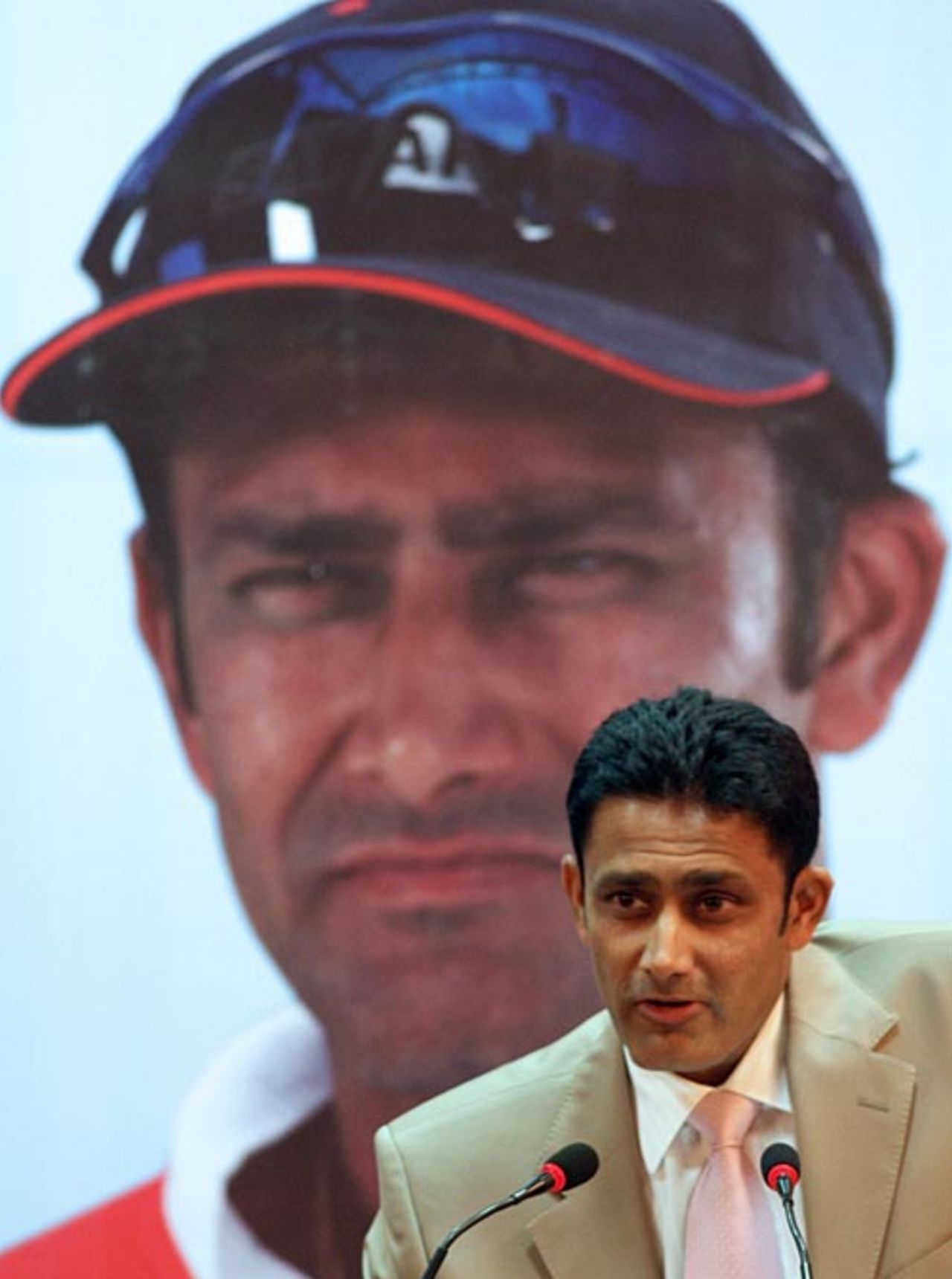 Anil Kumble at a ceremony organised by the BCCI, Nagpur, November 6, 2008 