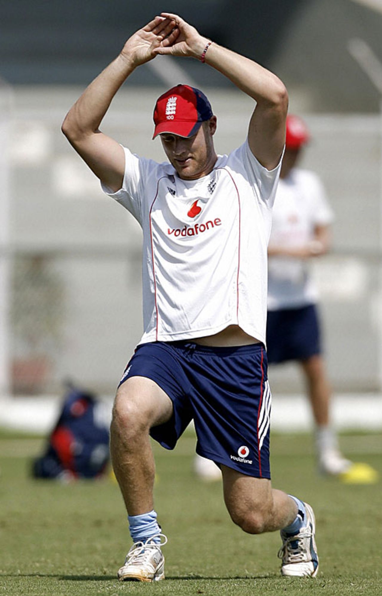 Andrew Flintoff does some lunges, Mumbai, November 8, 2008