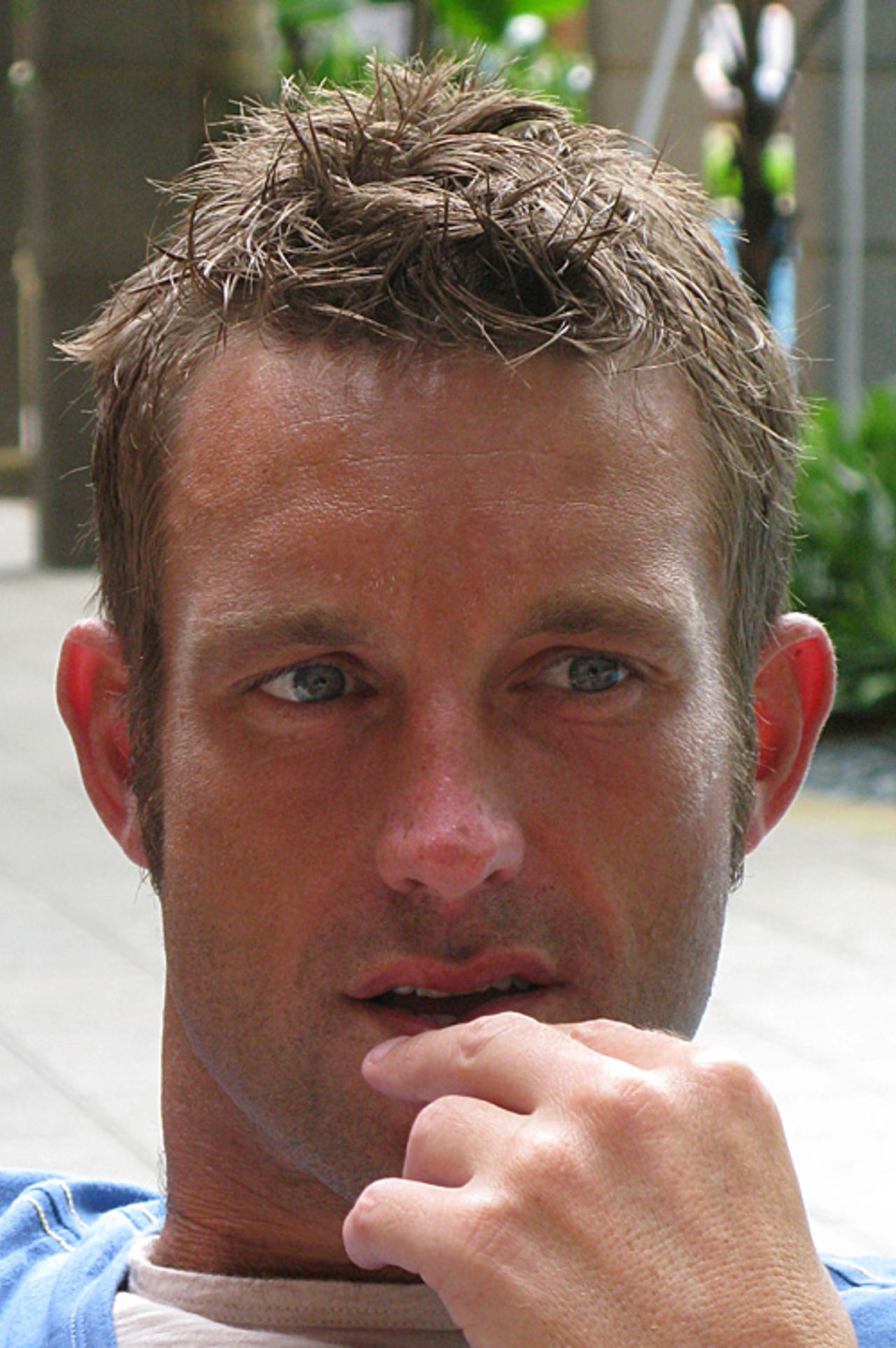 Paul Winslow, the Barmy Army's media rep