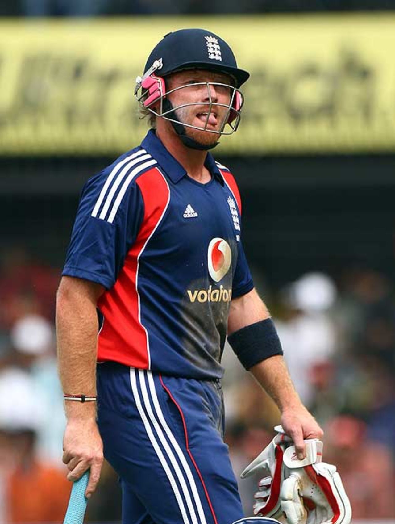 Ian Bell was run out for 1 when England began chasing 293, India v England, 2nd ODI, Indore, November 17, 2008
