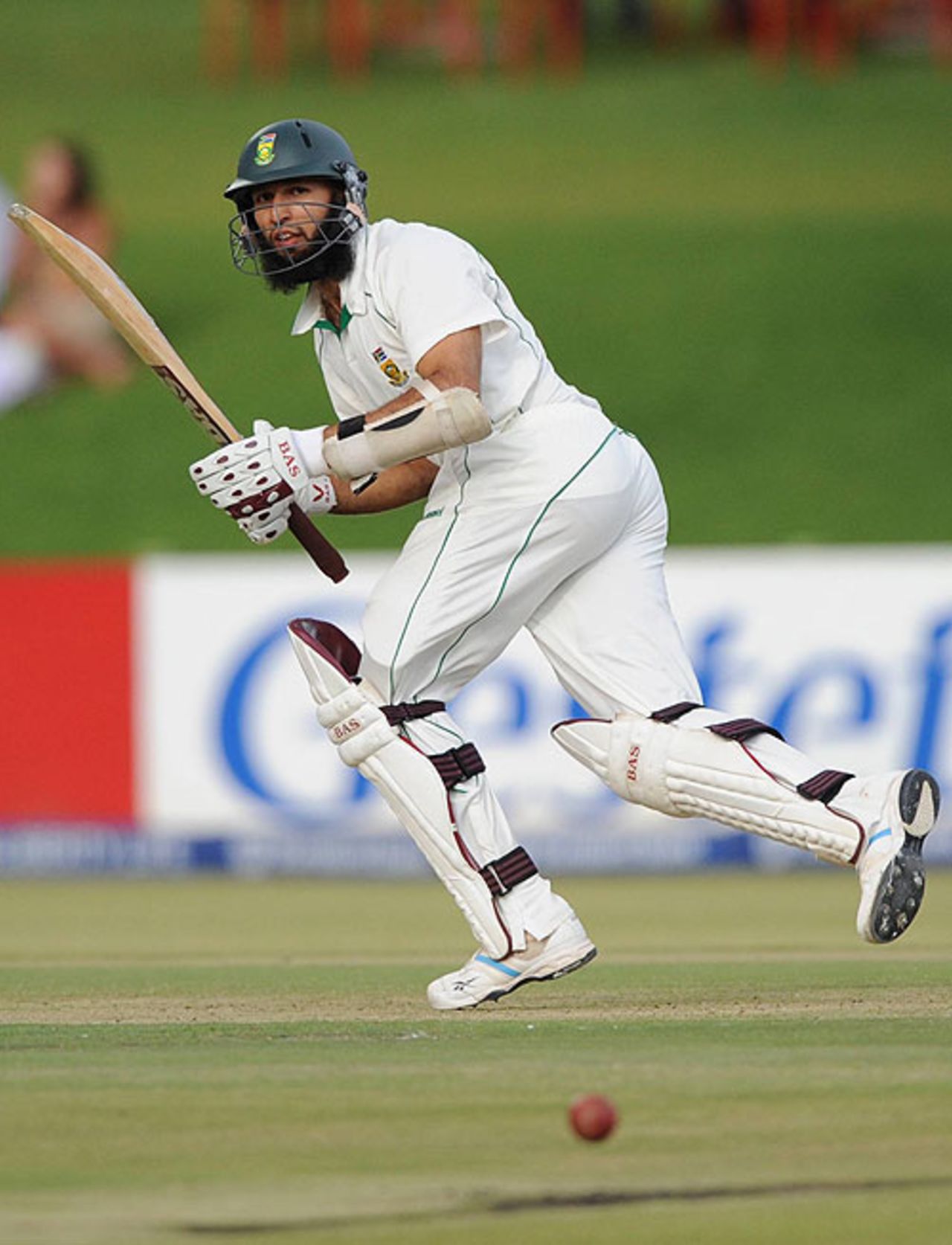 Hashim Amla clips more runs through the leg side, South Africa v Bangladesh, 1st Test, Bloemfontein, November 19, 2008