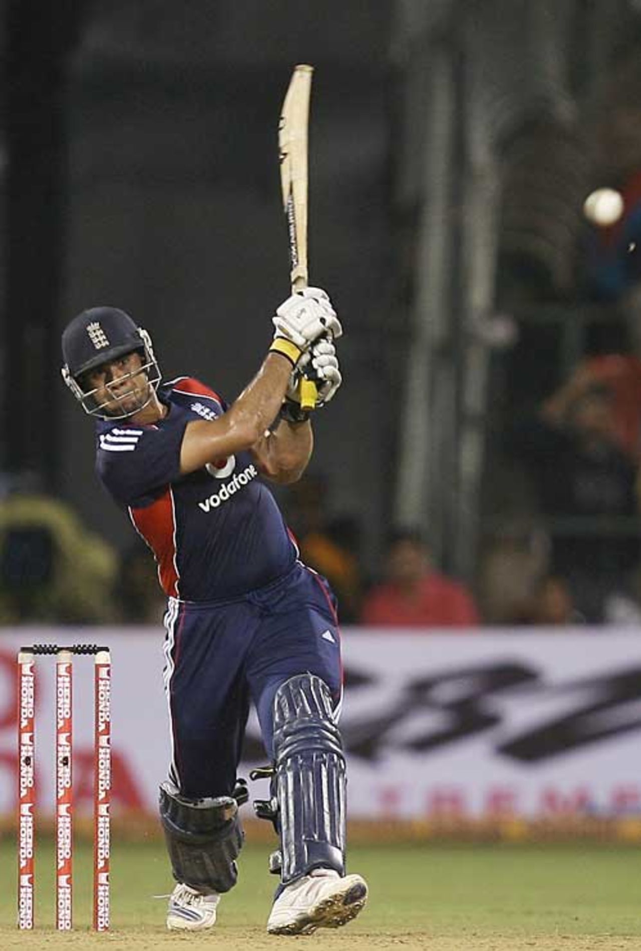 Owais Shah gave England a chance with 72 off 48 balls, India v England, 4th ODI, Bangalore, November 23, 2008