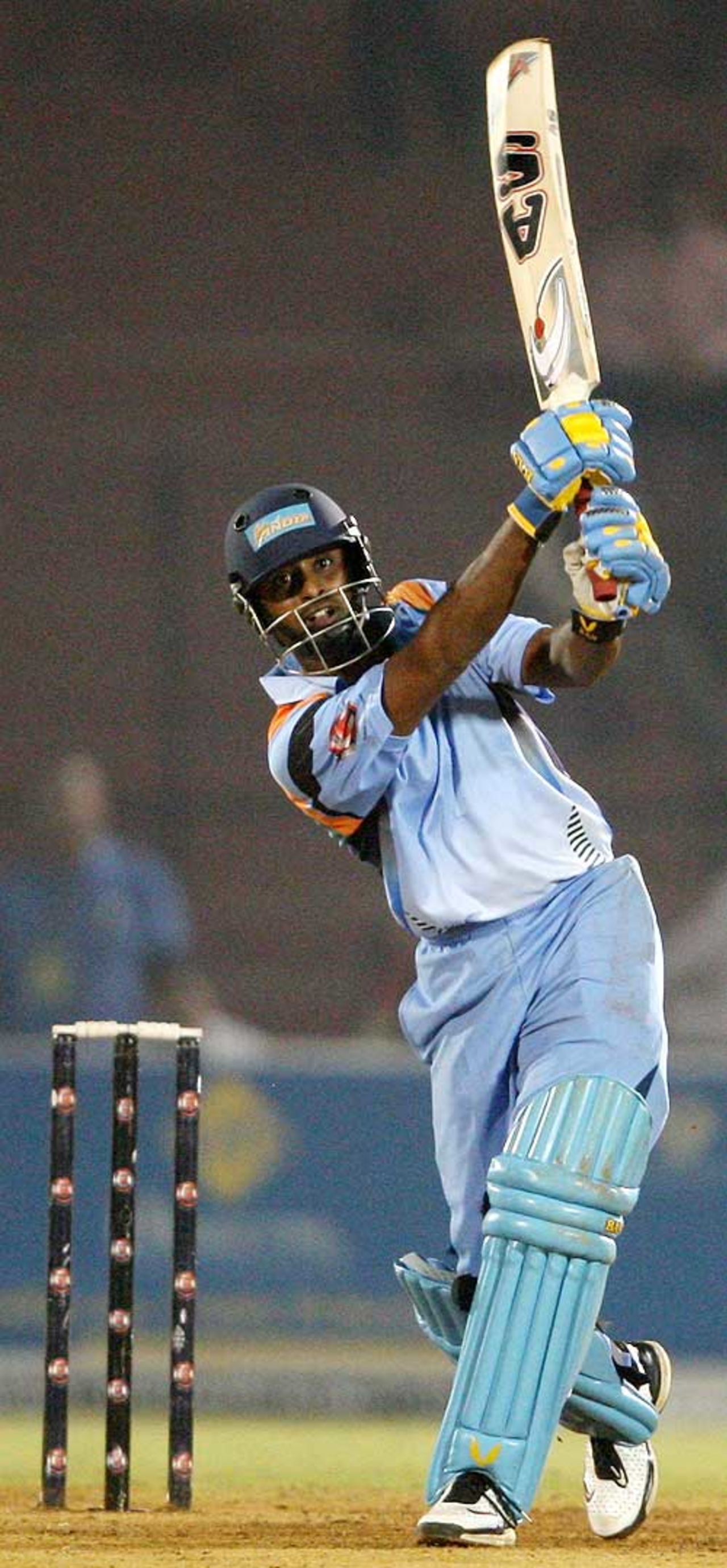 Ambati Rayudu helped the India XI to victory, India XI v Pakistan XI, ICL 20s World Series, Ahmedabad, November 24, 2008