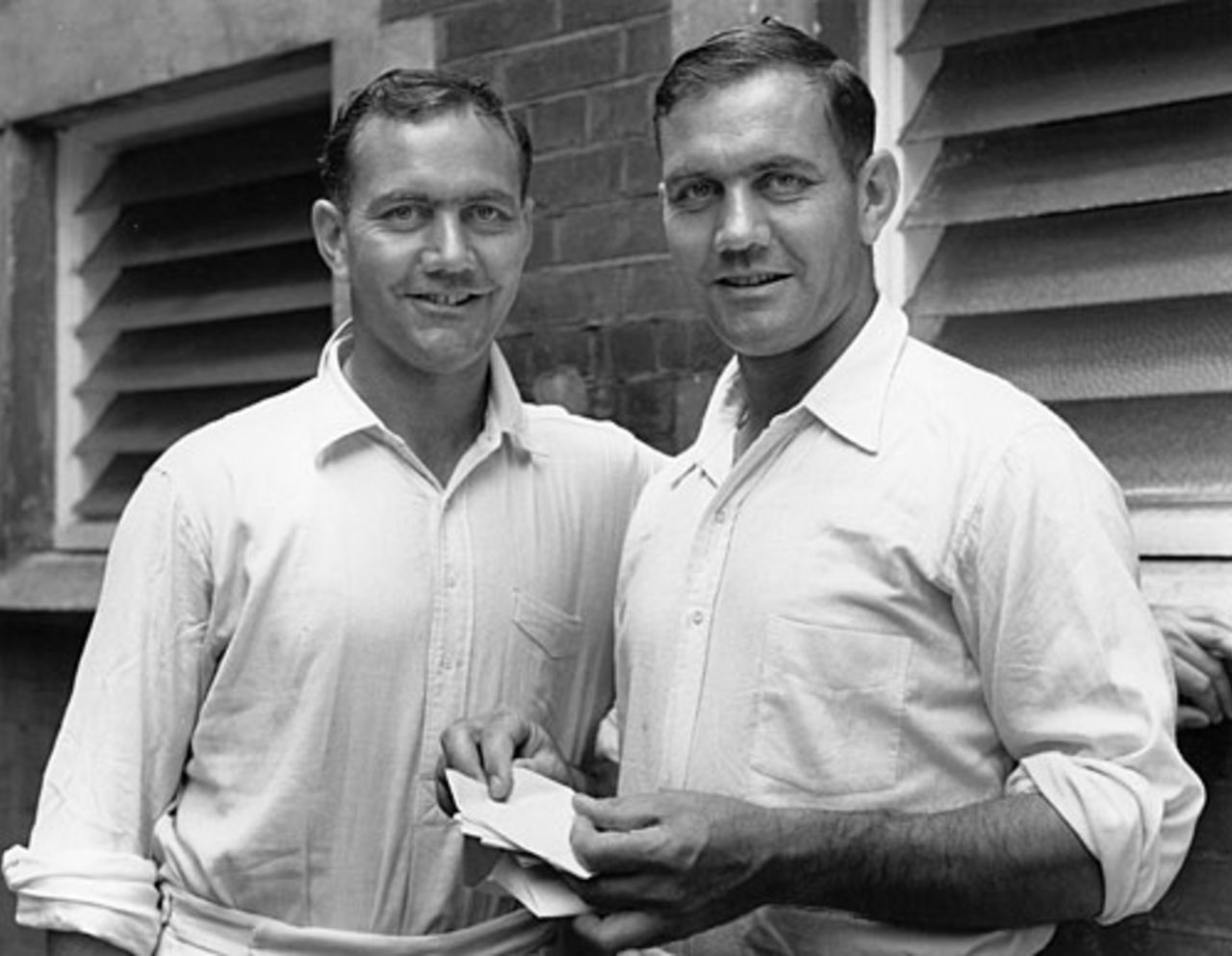 Eric and Alec Bedser, July 4, 1953