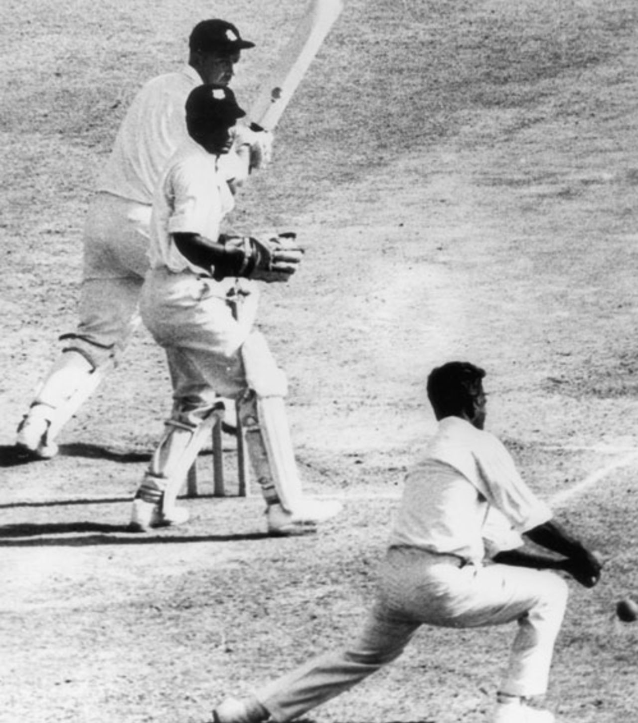 Rohan Kanhai drops Pat Pocock, West Indies v England, 5th Test, Georgetown, 5th day, April 3, 1968