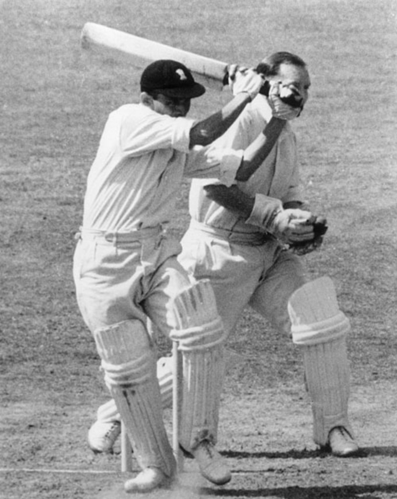 Hemu Adhikari plays the pull shot, Surrey v Indians, The Oval, 3rd day, May 9, 1952
