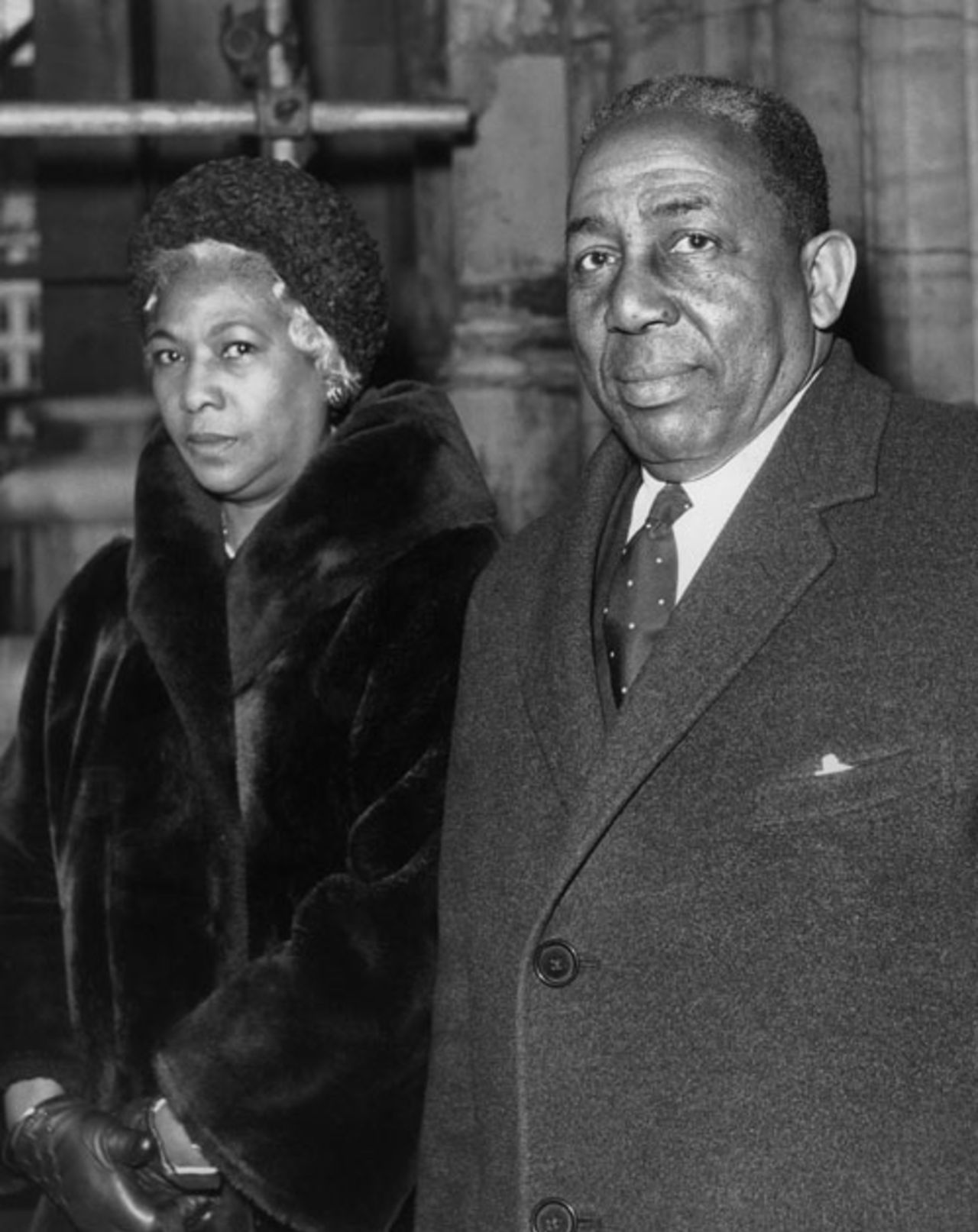 Learie Constantine with his wife, London, 1967