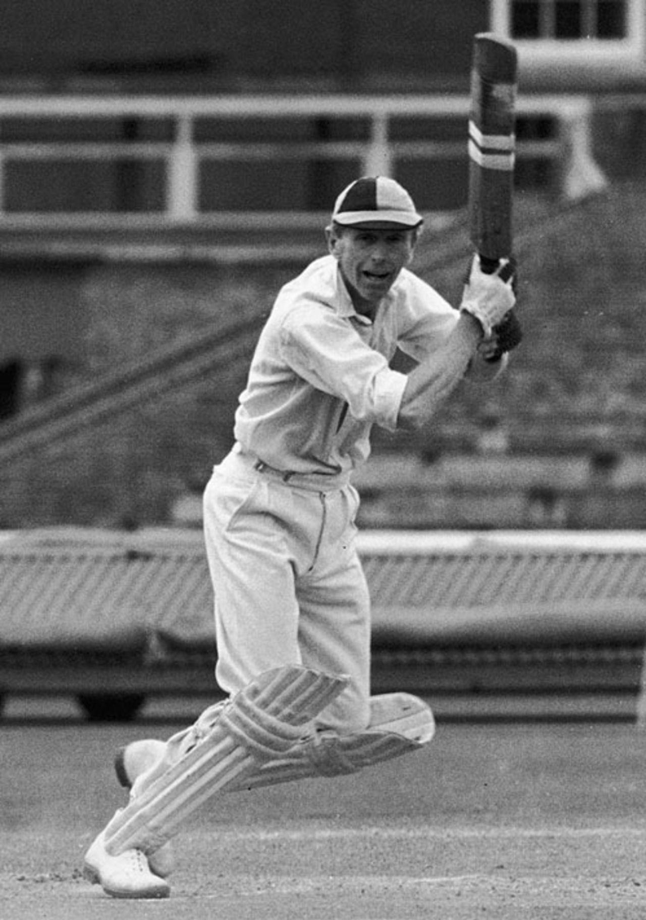 British politician Alec Douglas-Home bats for the Lords and Commons against an Egyptian team, Lord's, June 18, 1951