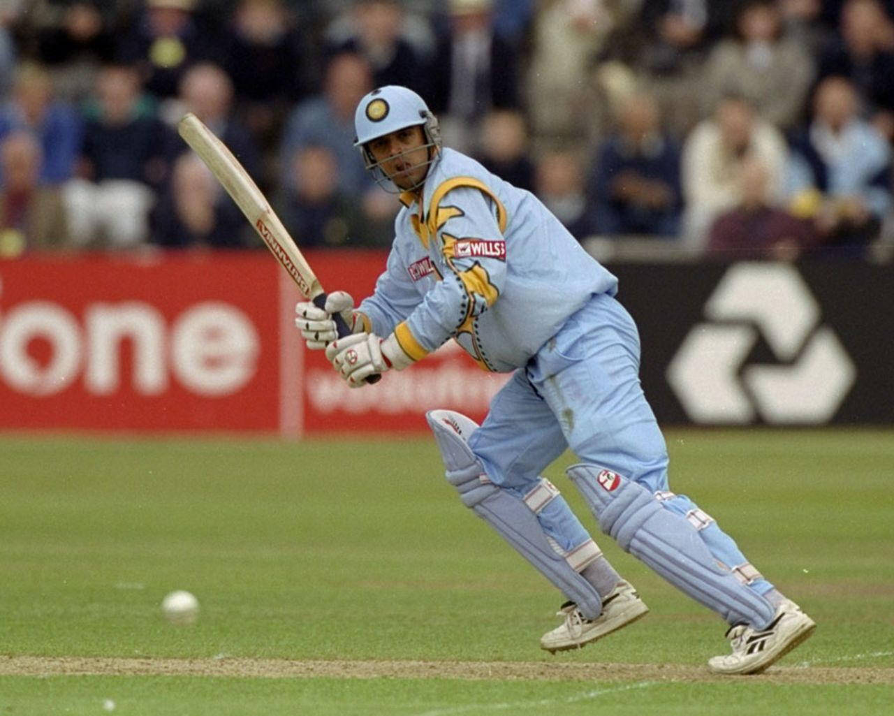 Rahul Dravid flicks one to square leg, India v South Africa, Group A, ICC World Cup, May 15, 1999