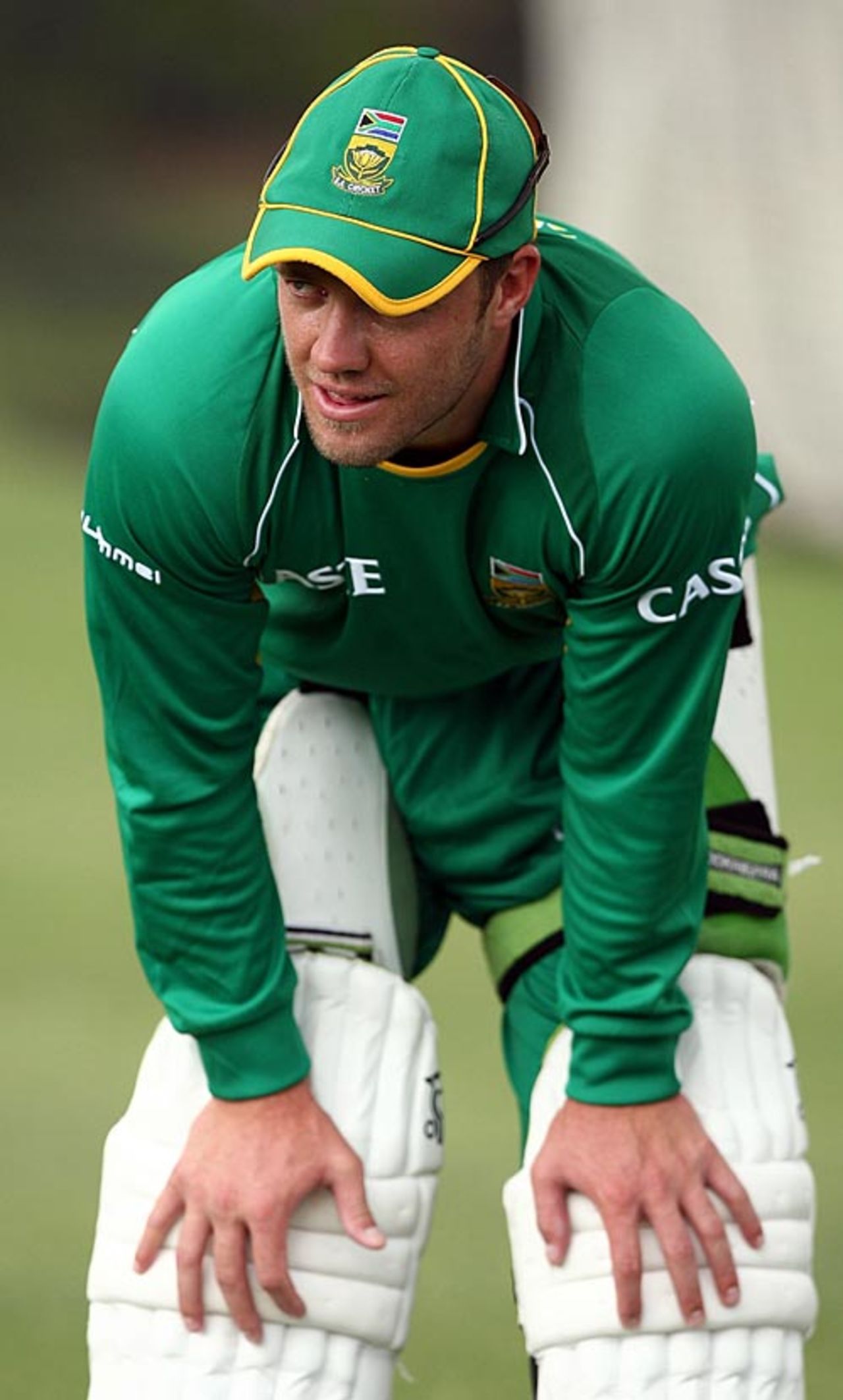 AB de Villiers takes a breather, Perth, December 10, 2008