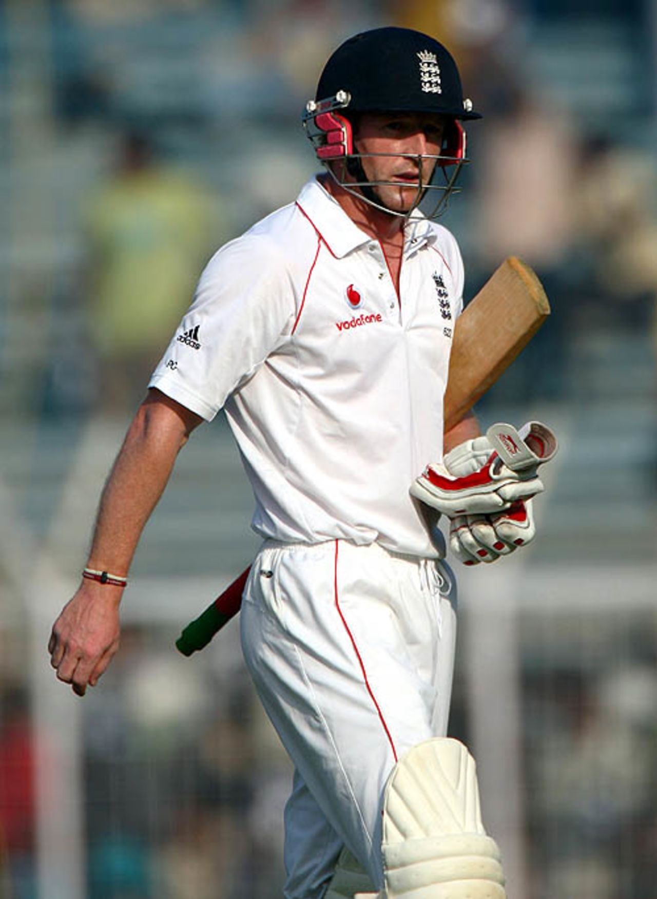 Paul Collingwood fell for 9, India v England, 1st Test, Chennai, 1st day, December 11, 2008