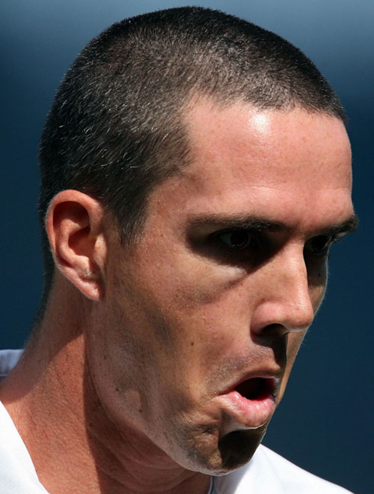 Kevin Pietersen is clearly not amused after his dismissal, India v England, 1st Test, Chennai, 3rd day, December 13, 2008
