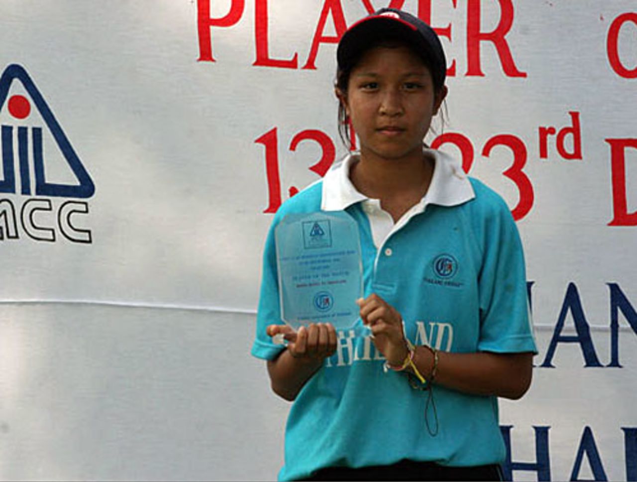 Thailand's Pornthiva Olarakchat was the Player of the Match for her 4 for 9, Thailand v Hong Kong, Chiang Mai Gymkhana, ACC U-19 women's tournament, Thailand, December 16, 2008