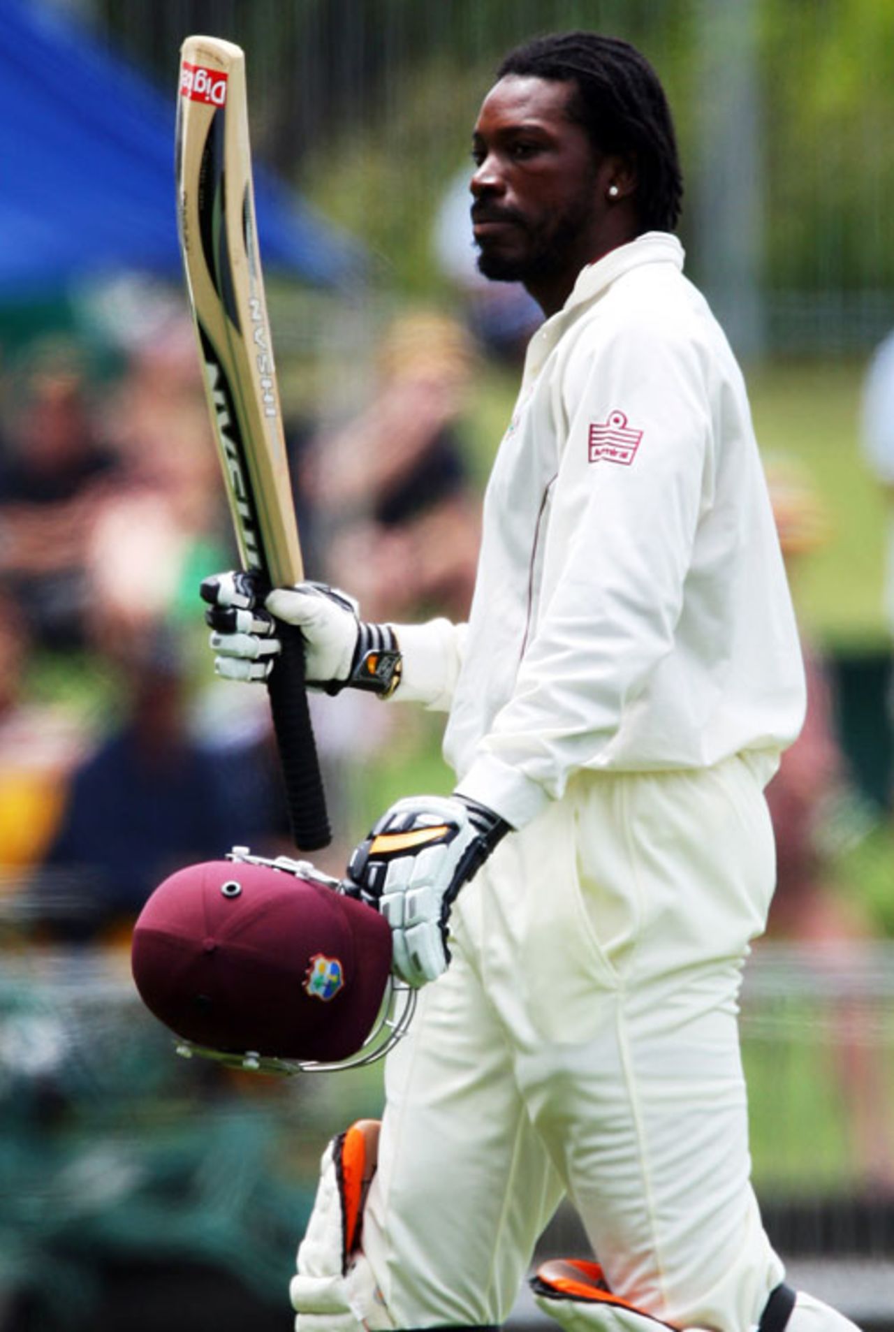 Chris Gayle leaves with 197, New Zealand v West Indies, 2nd Test, December 23, 2008