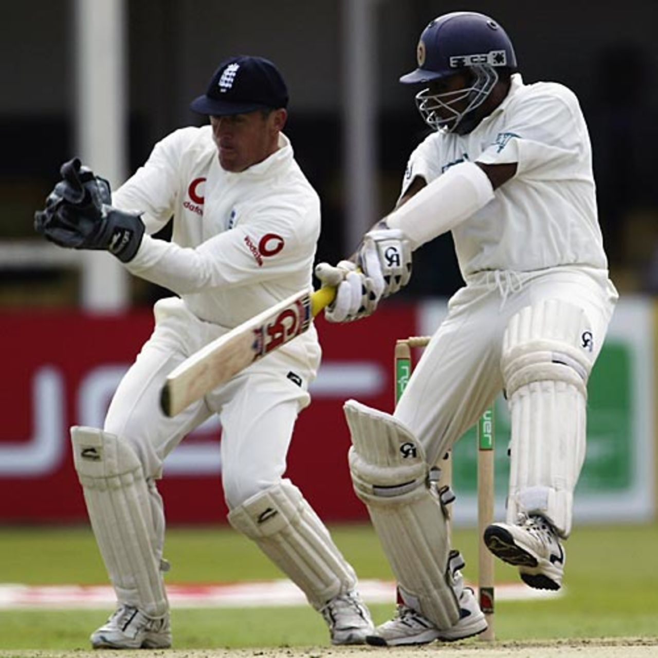 Mahela Jayawardene square cuts, England v Sri Lanka, 1st Test, Lord's, 3rd day, May 20, 2002