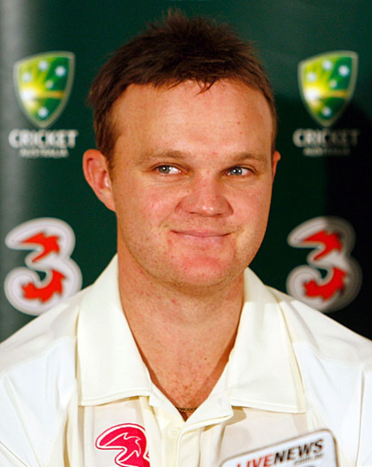 Doug Bollinger faces up to the media ahead of his debut Test, Sydney, January 2, 2009