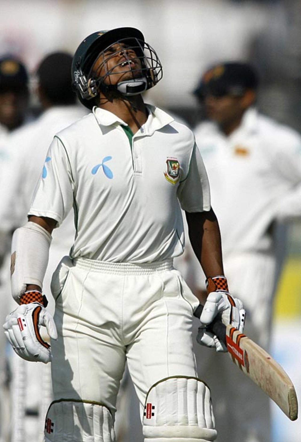 Mehrab Hossain jnr is bitterly disappointed, Bangladesh v Sri Lanka, 2nd Test, Chittagong, 2nd day, January 4, 2009