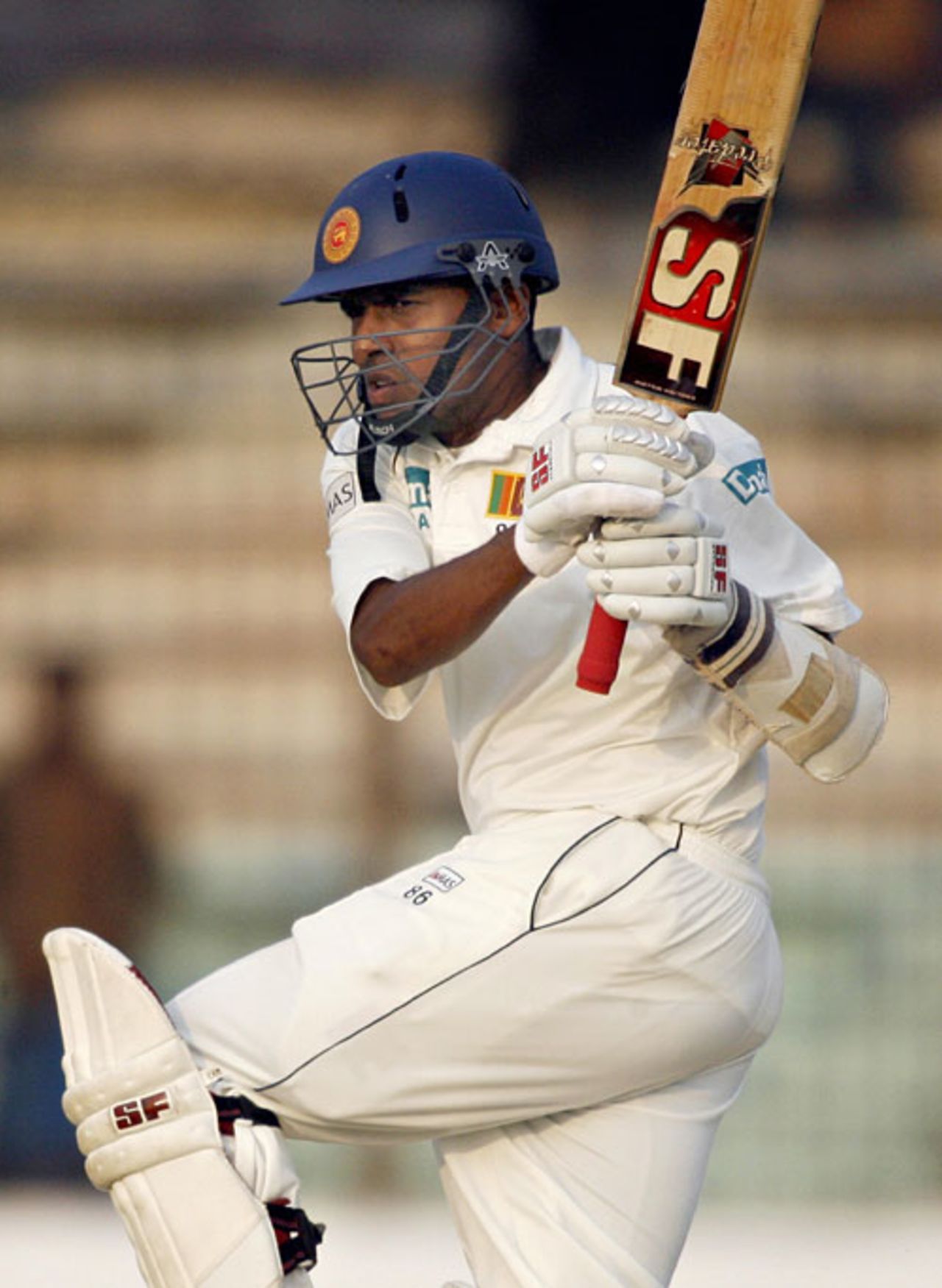 Thilan Samaraweera pulls, Bangladesh v Sri Lanka, 2nd Test, Chittagong, 3rd day, January 5, 2008