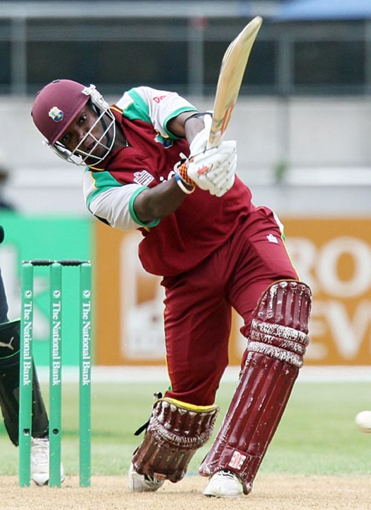 Fidel Edwards cuts loose, New Zealand v West Indies, 3rd ODI, Wellington, January 7, 2009