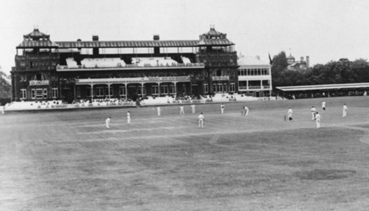 A general view of play, England v South Africa, Lord's, July 1907