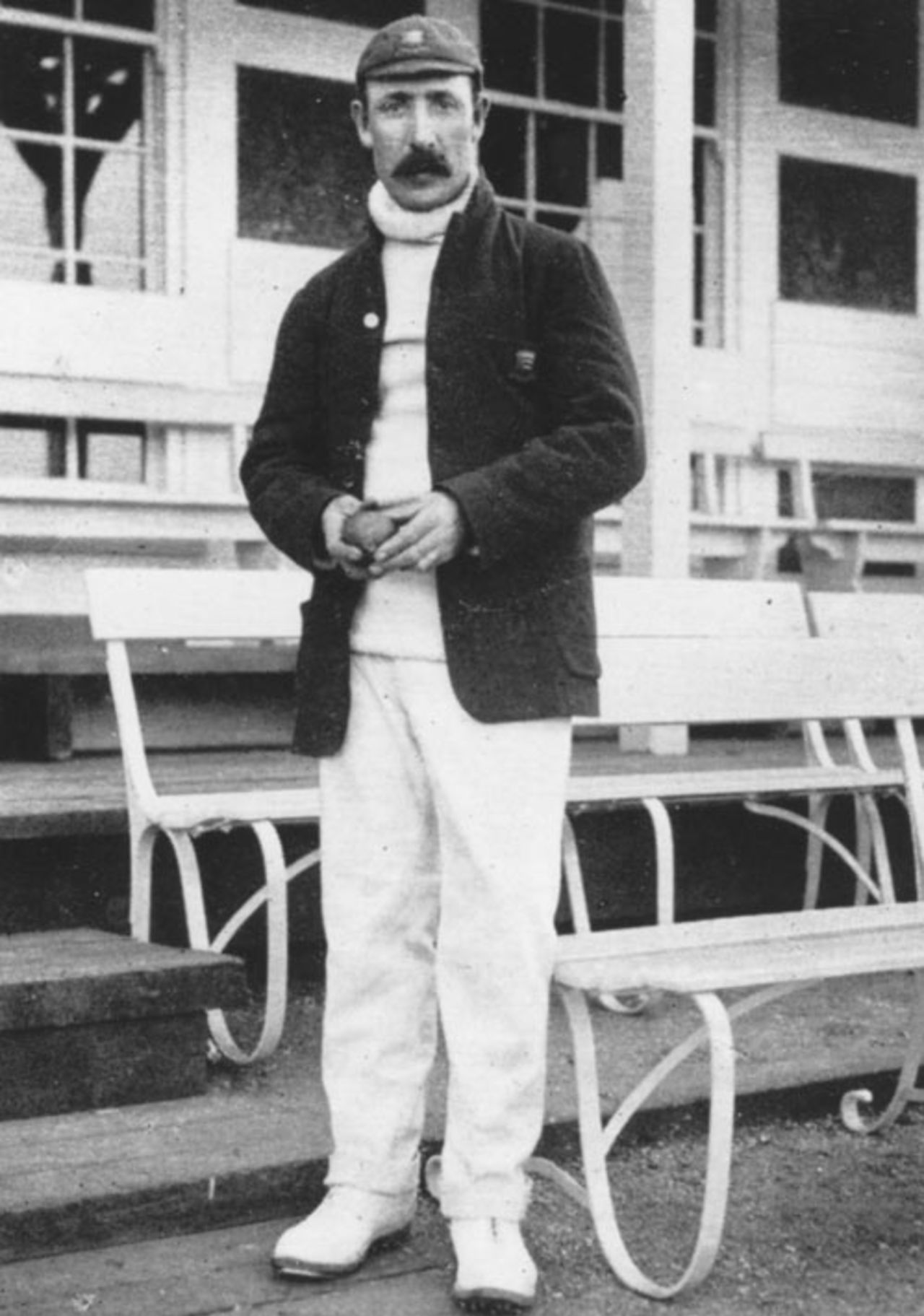 Essex and England cricketer Walter Mead, 1905
