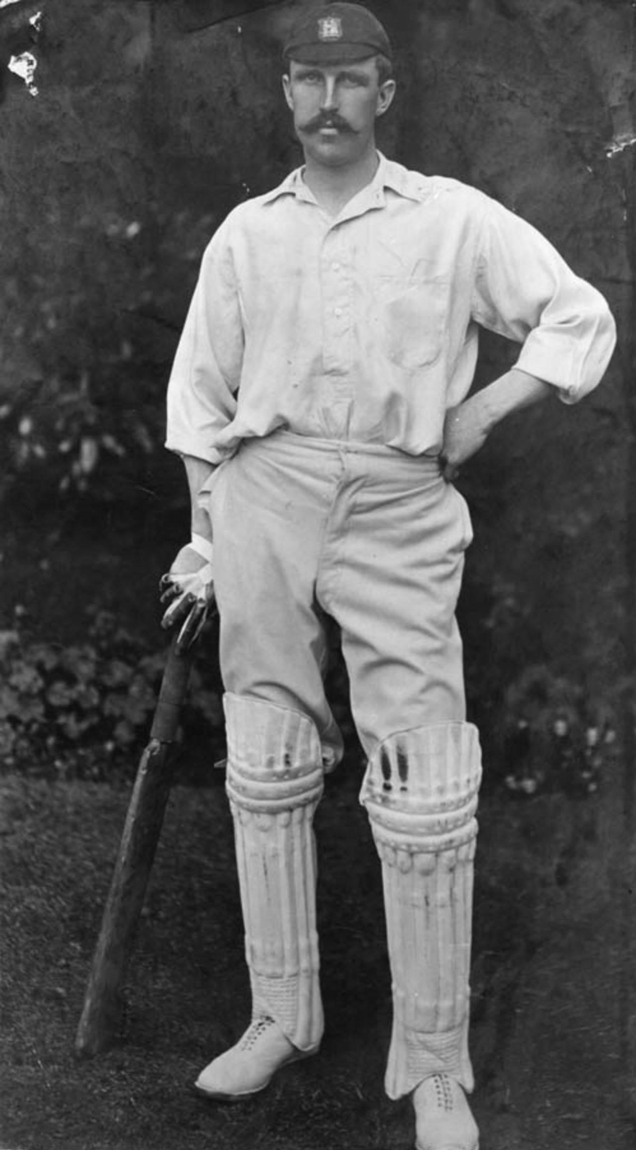 England and Warwickshire cricketer Dick Lilley, 1905
