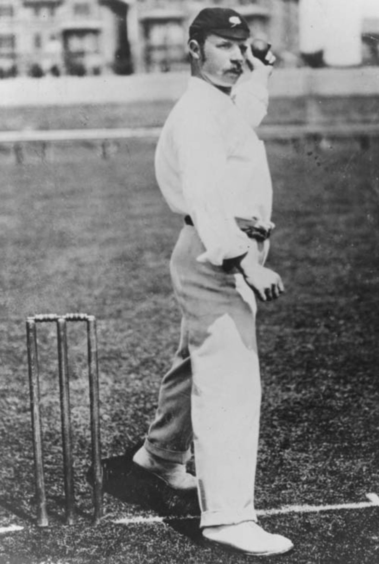 England and Yorkshire slow left-arm spinner Bobby Peel, May 4, 1895