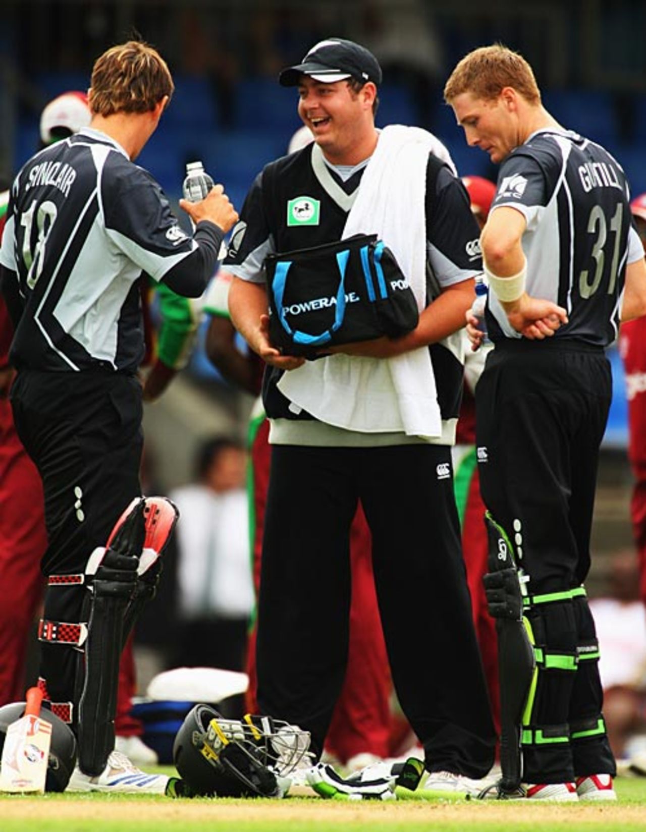 Jesse Ryder carries the drinks, New Zealand v West Indies, 4th ODI, Auckland, January 10, 2009