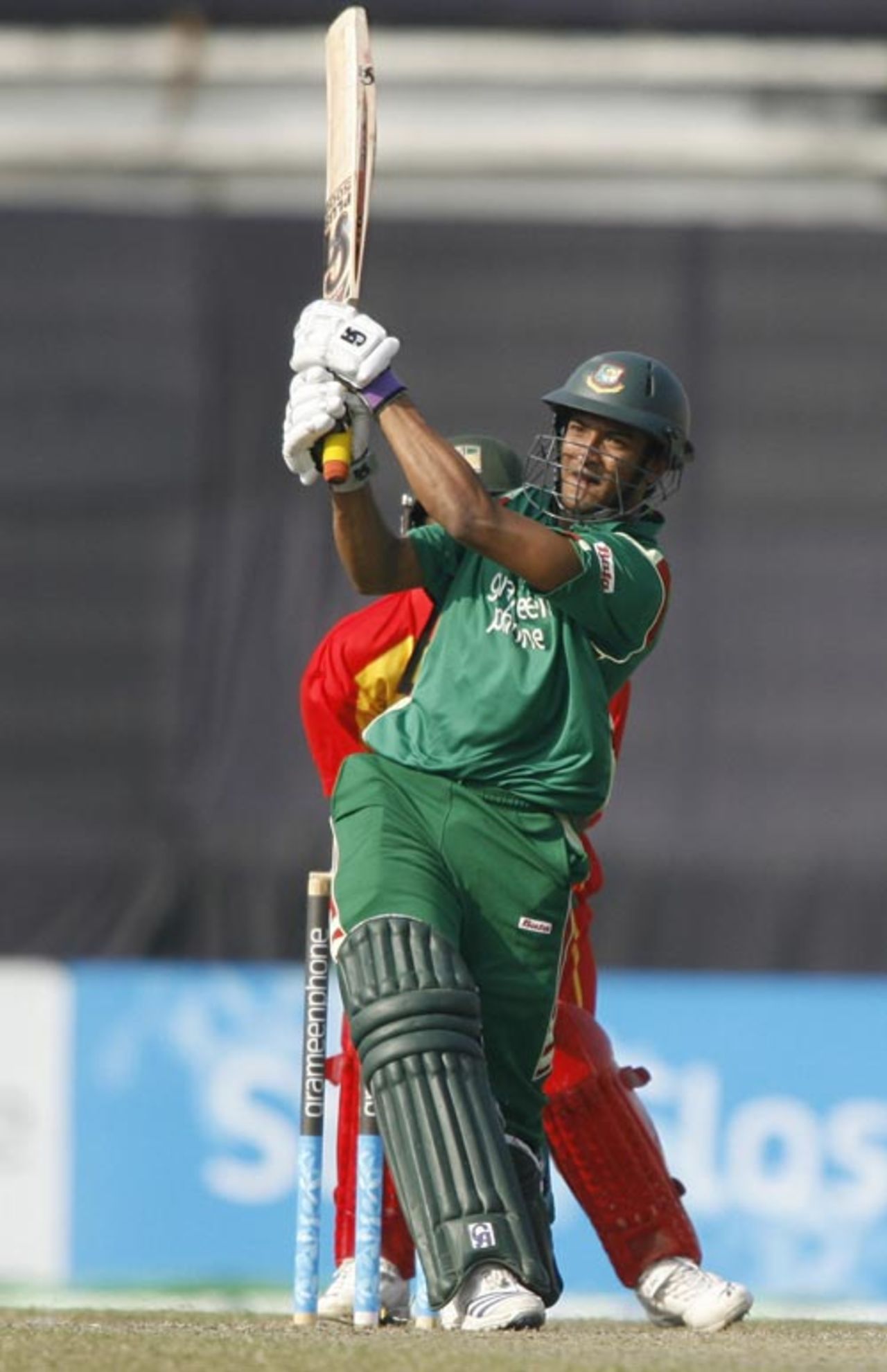 Shakib Al Hasan made a fighting half-century, Bangladesh v Zimbabwe, 1st ODI, Bangladesh tri-series, Mirpur, January 10, 2009
