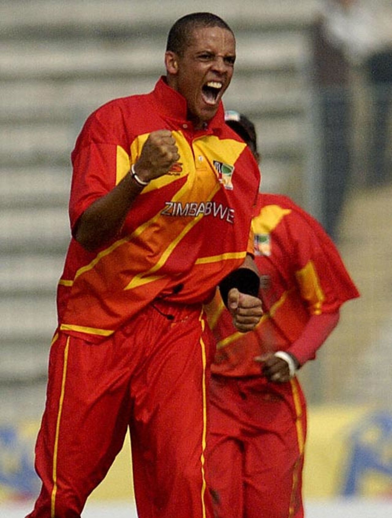 Ed Rainsford picked up 3 for 41, Sri Lanka v Zimbabwe, tri-series, 2nd match, Mirpur, January 12, 2009