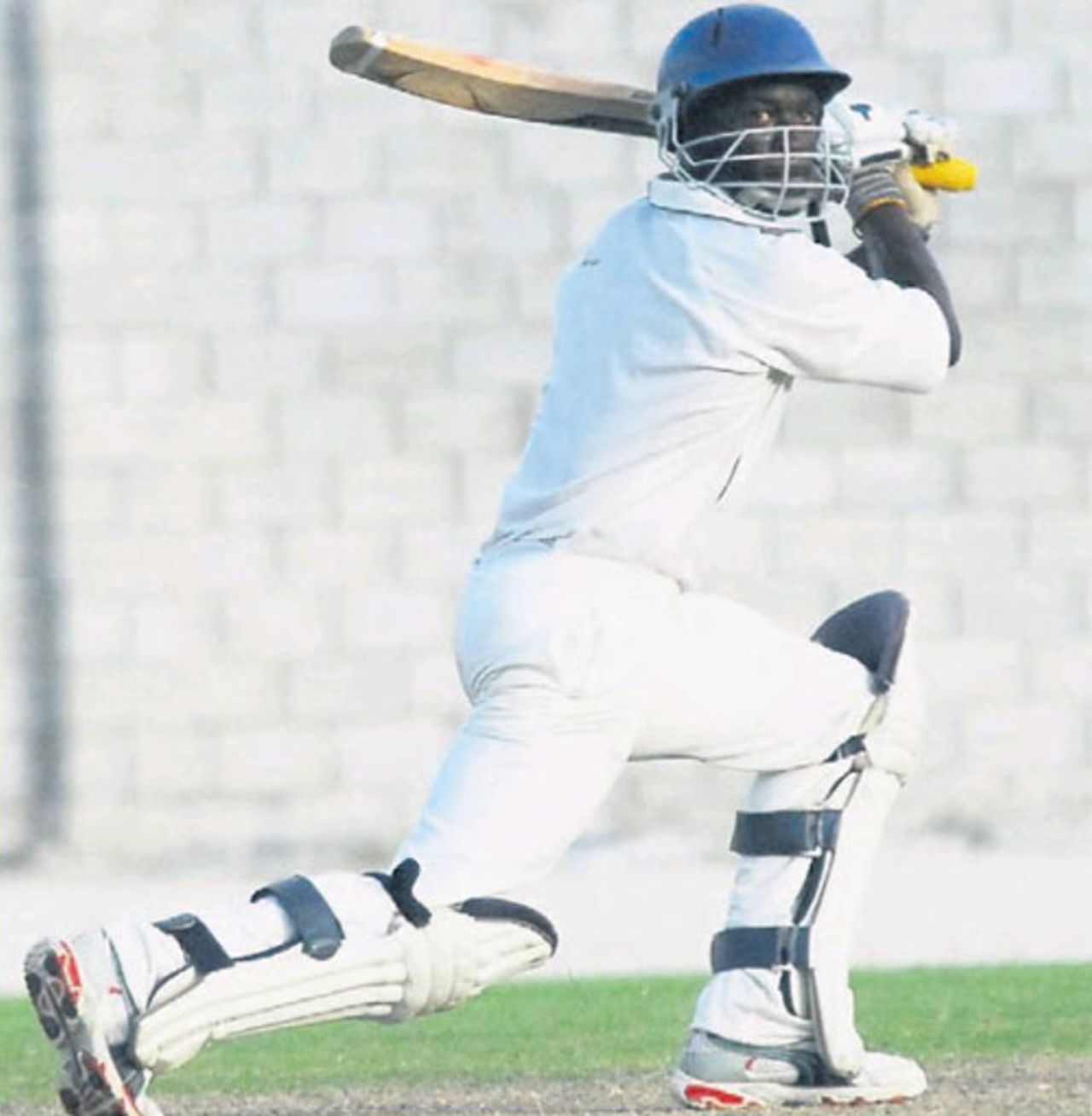 Kemar Roach on his way to an unbeaten 49, Windward Islands v Barbados, Grenada, January 17, 2009