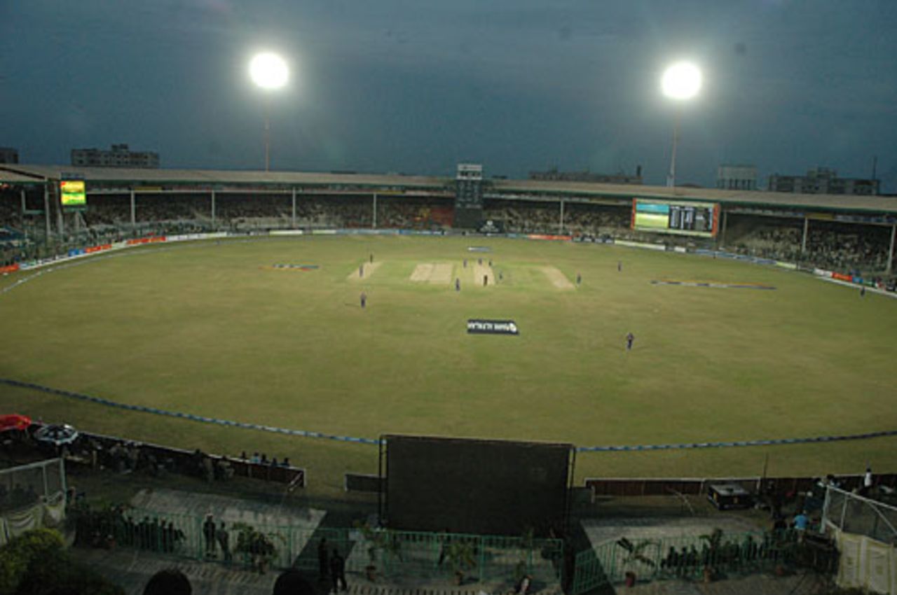 A view of the National Stadium, Karachi