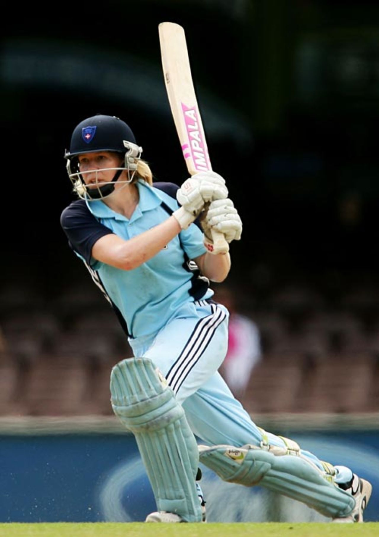 Kate Blackwell cuts loose, New South Wales v Victoria, Women's National Cricket League final, January 25, 2009
