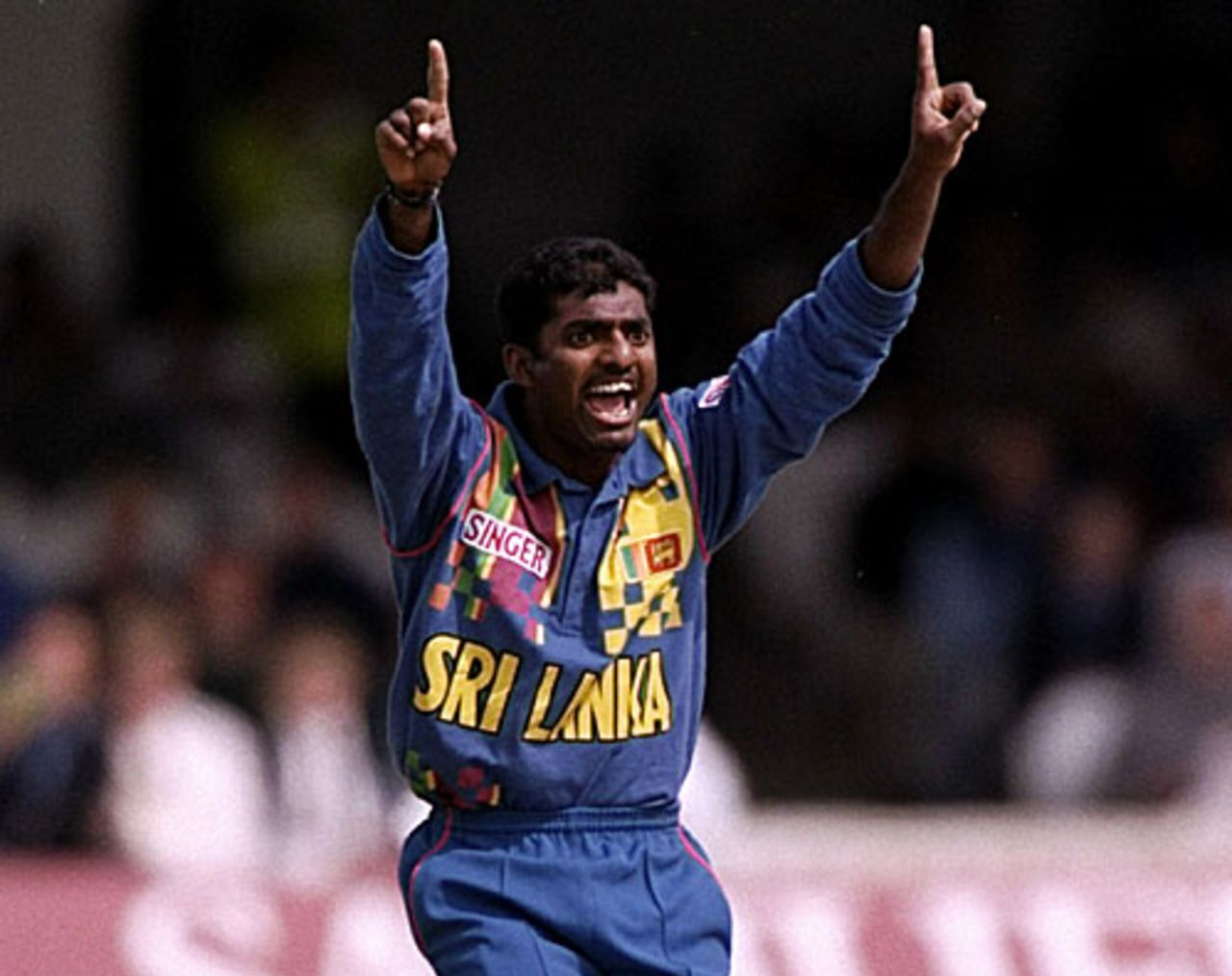 Muttiah Muralitharan took 5 for 34, England v Sri Lanka, Emirates Triangular final, Lord's, August 20, 1998