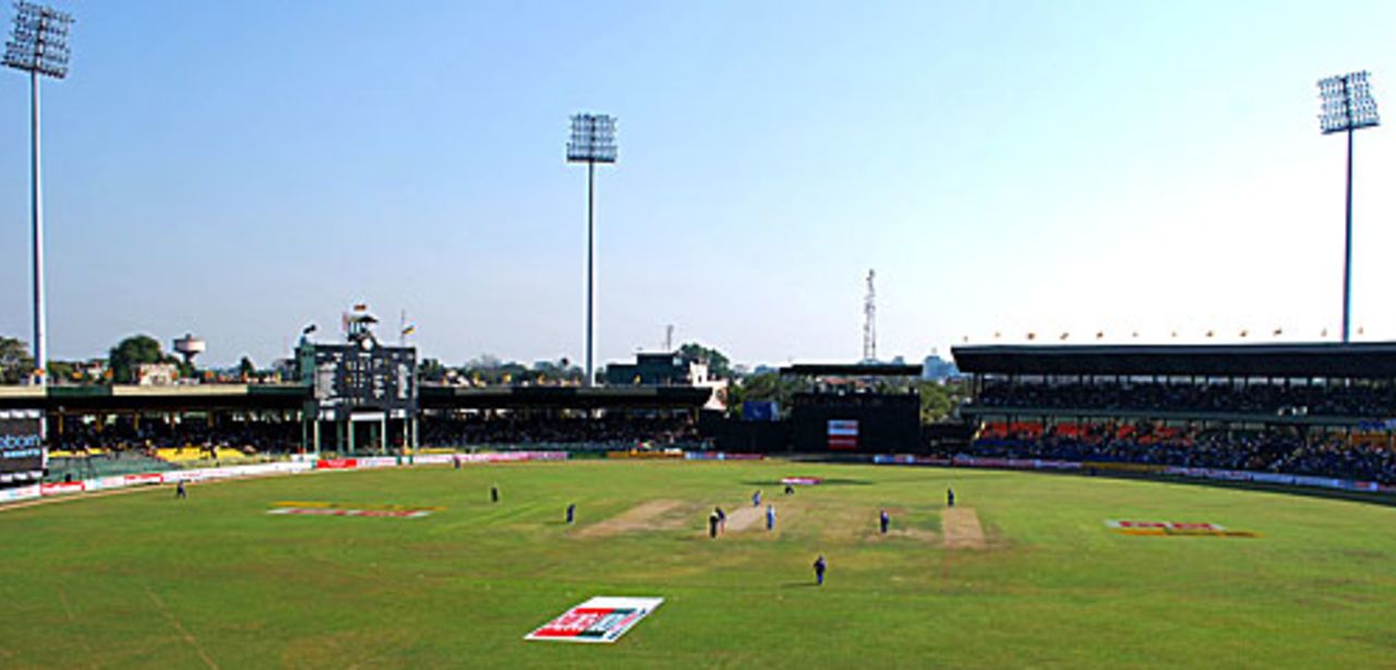 A panoramic view of the R Premadasa Stadium, Sri Lanka v India, 2nd ODI, Colombo, January 31, 2009